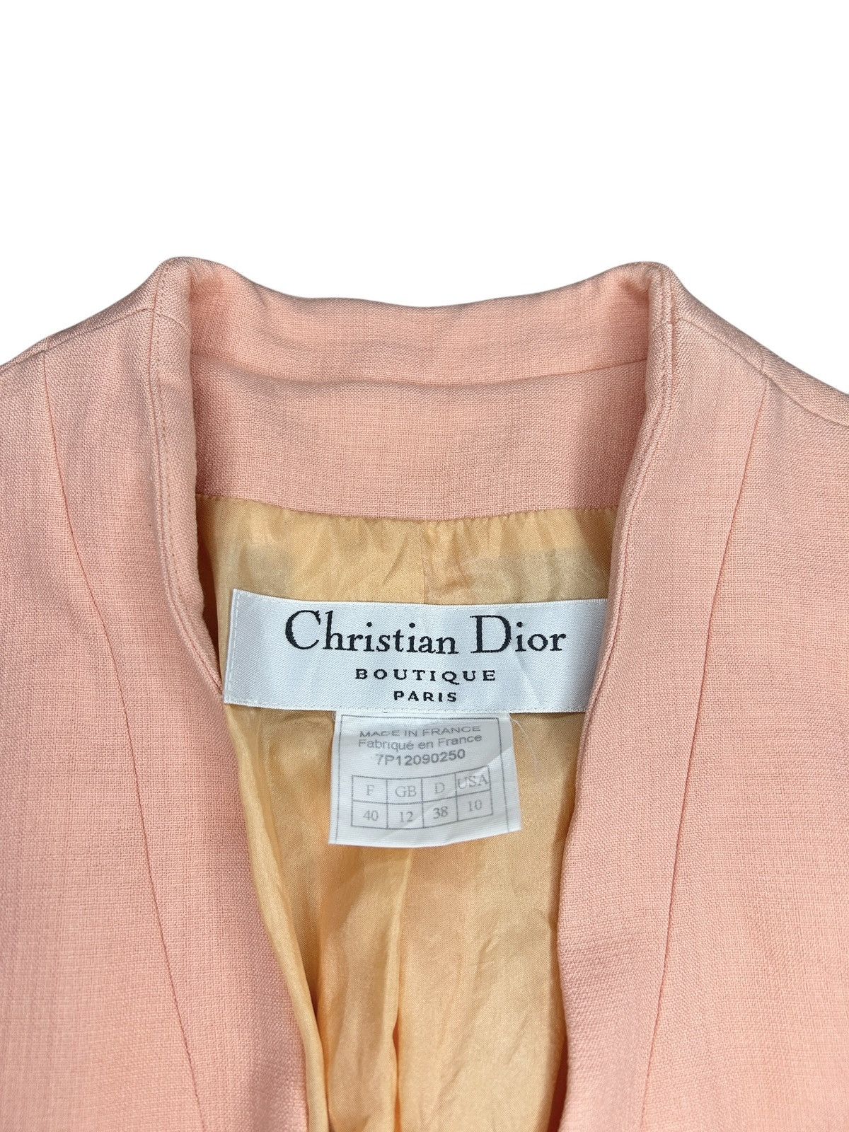 Dior S/S 97 Cropped Blazer Size M / US 6-8 / IT 42-44 - 3 Thumbnail