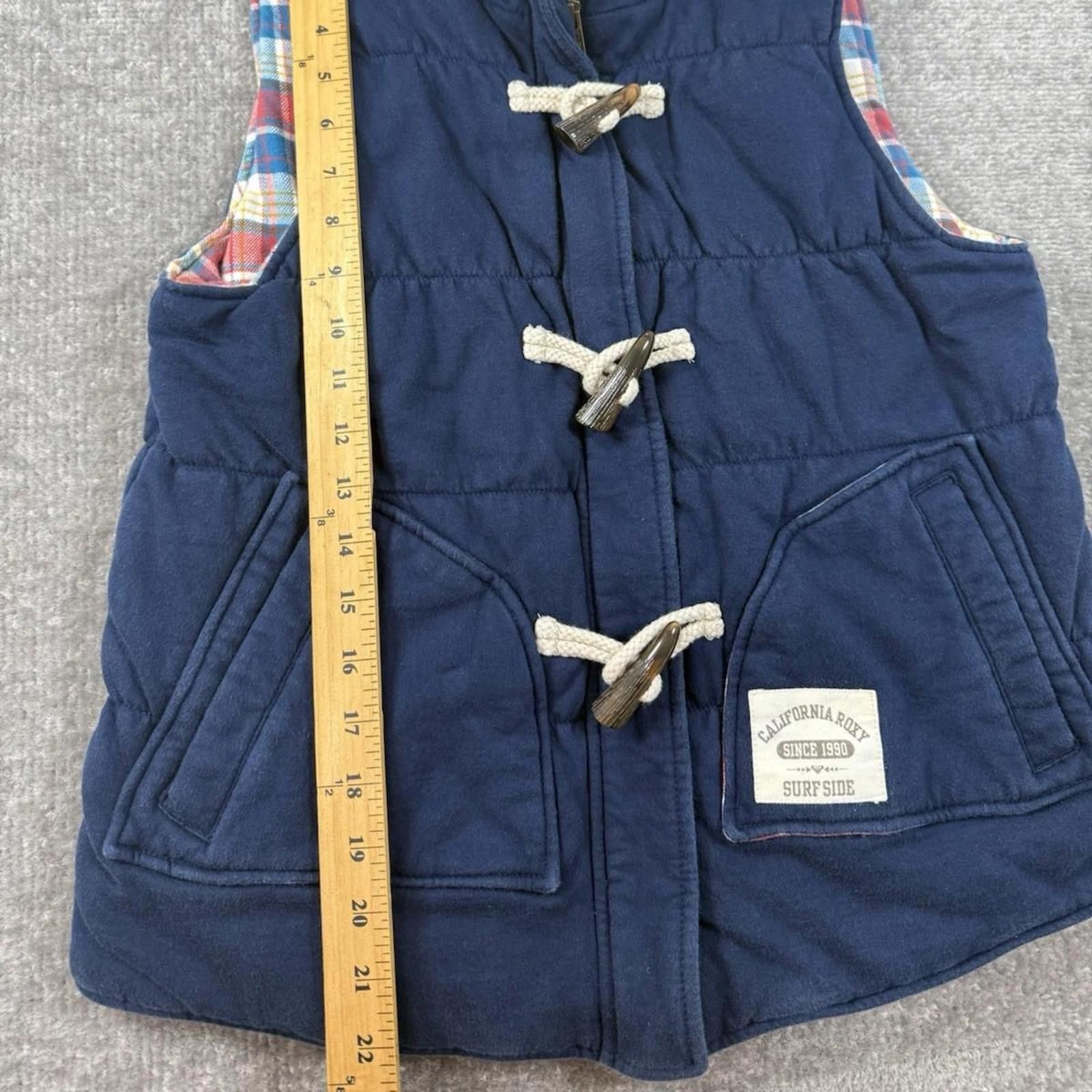 Royal Robbins Roxy Vest Women’s Small Navy Full Zip Flannel Lined Size S / US 4 / IT 40 - 4 Thumbnail