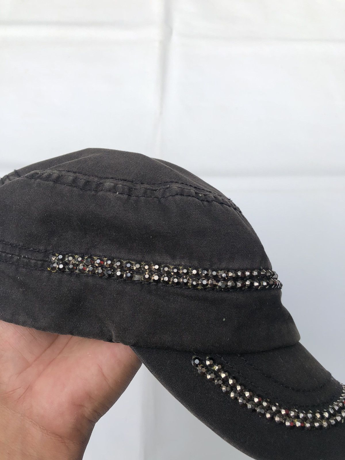 Beauty Beast × Hysteric Glamour × Japanese Brand DISTRESSED STUDDED ZIPPER GOTHIC JAPANESE CAP Size ONE SIZE - 7 Thumbnail