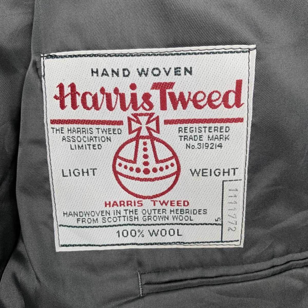 Harris Tweed LORD MAYOR Harris Tweed Wool Tailored Jacket #2878-C130 Size 42R - 13 Thumbnail