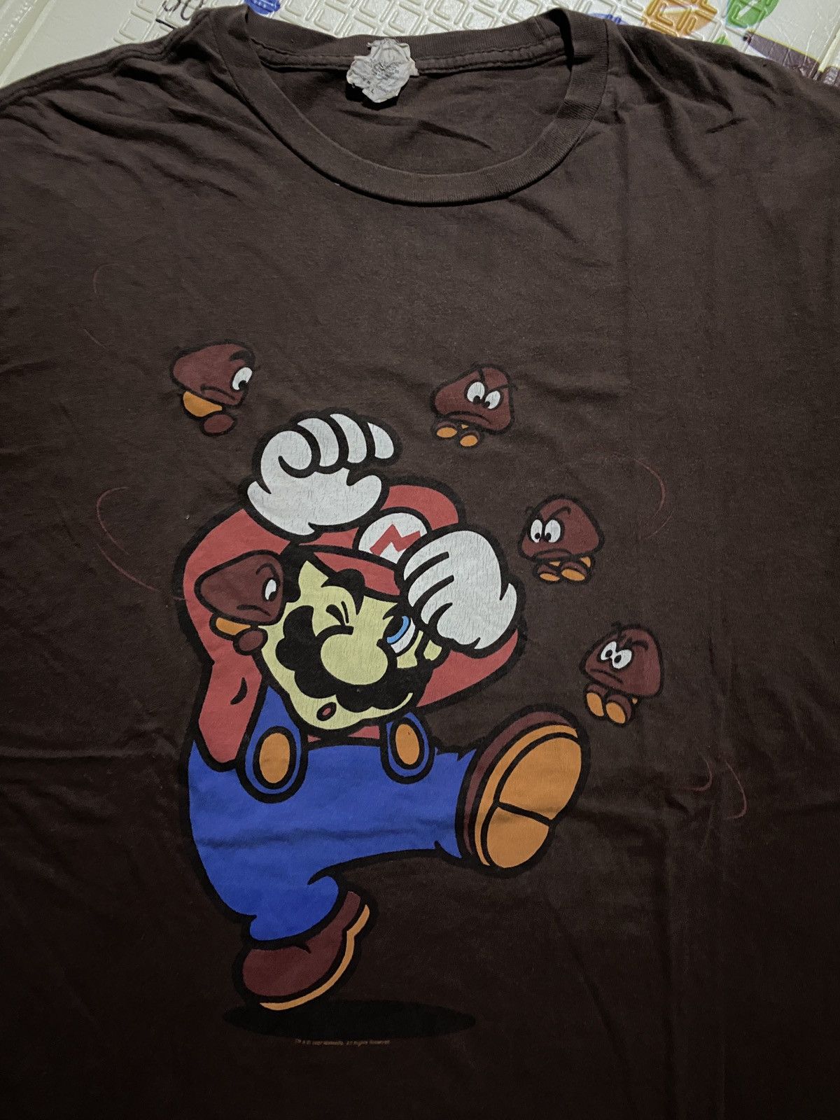 Other Super Mario Bros 3 Tee – 2007 Goomba Stomp Size US L / EU 52-54 / 3 - 3 Thumbnail