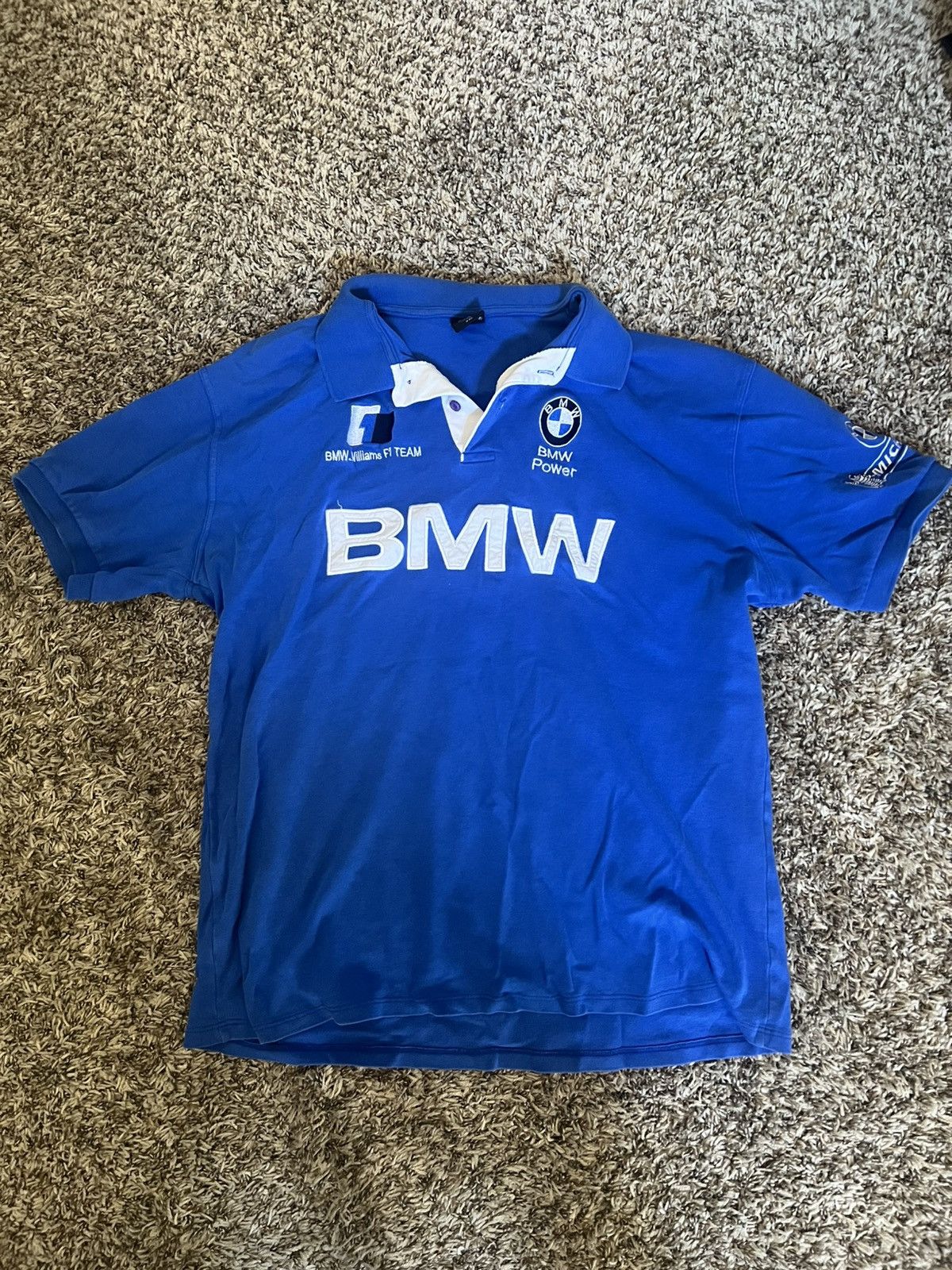 BMW BMW vintage polo shirt Size US XL / EU 56 / 4 - 1 Thumbnail