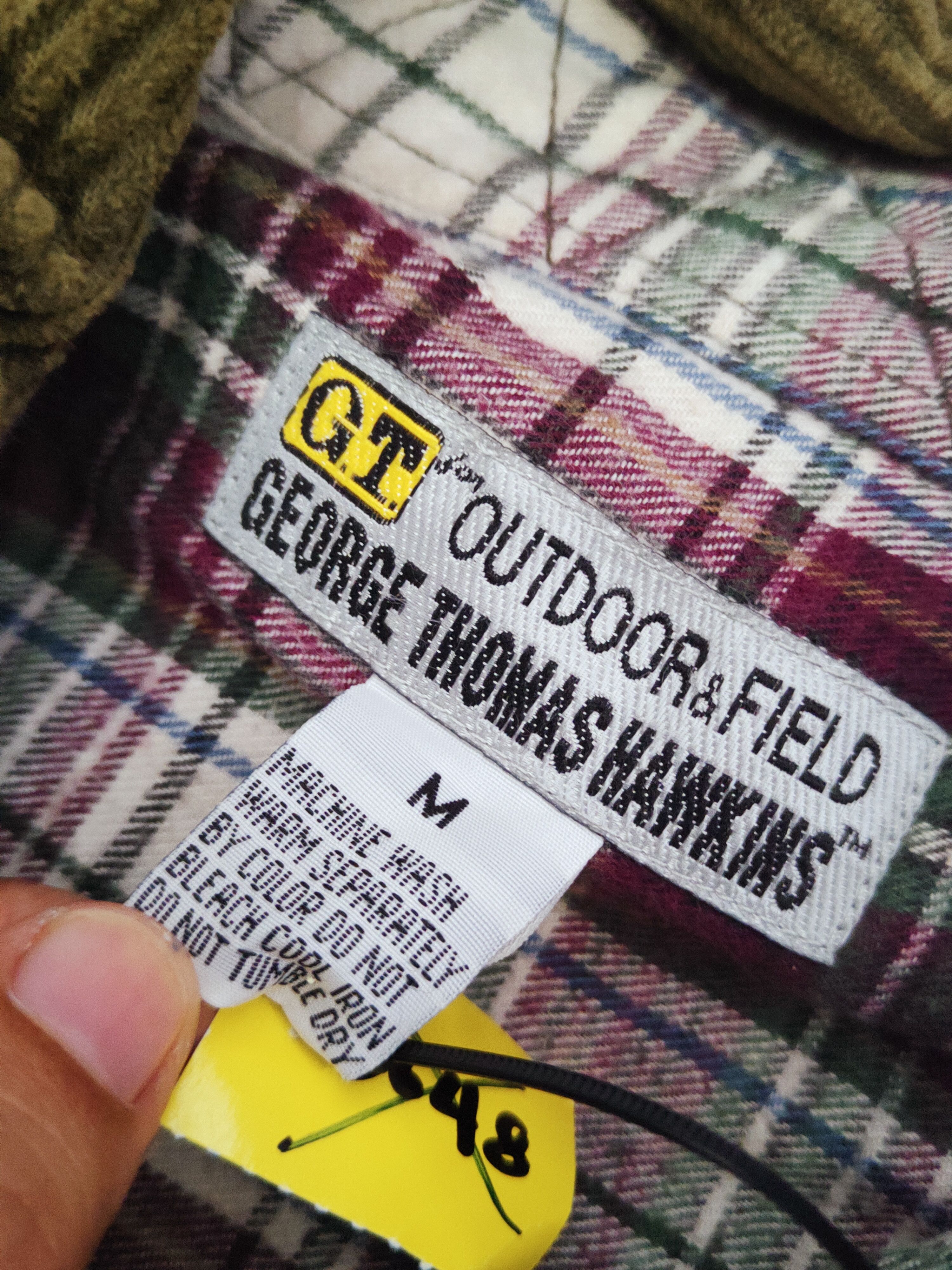 Vintage George Thomas Hawkins Olive Corduroy jacket #W1758 Size US M / EU 48-50 / 2 - 12 Thumbnail