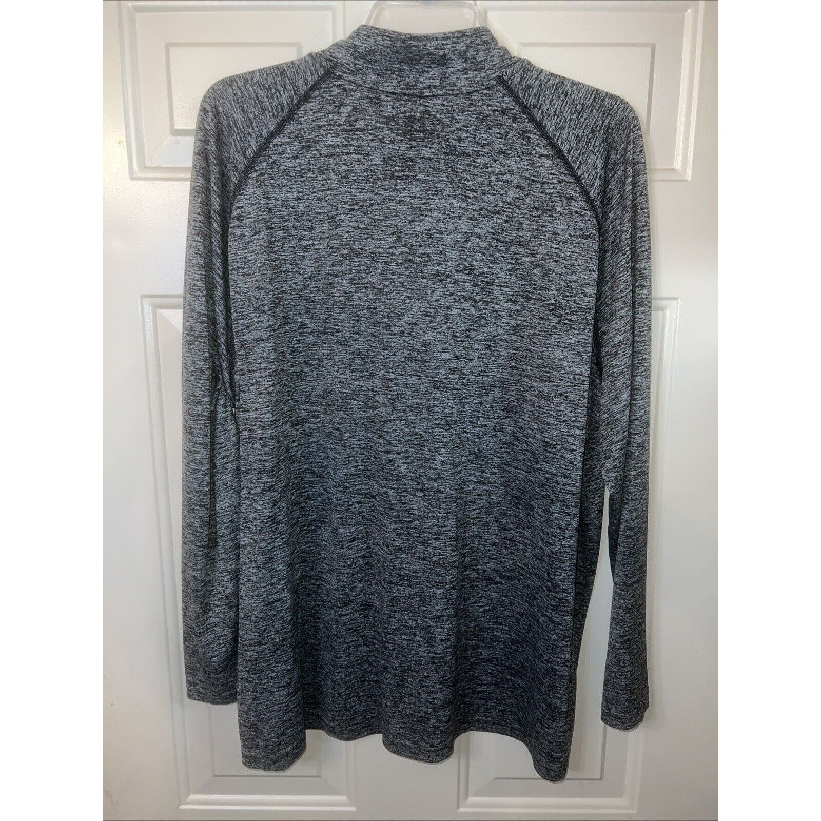 Under Armour Under Armour Gym Shirt Men's XXL Gray 1/4 Zip Pullover Tee Size US XXL / EU 58 / 5 - 5 Thumbnail