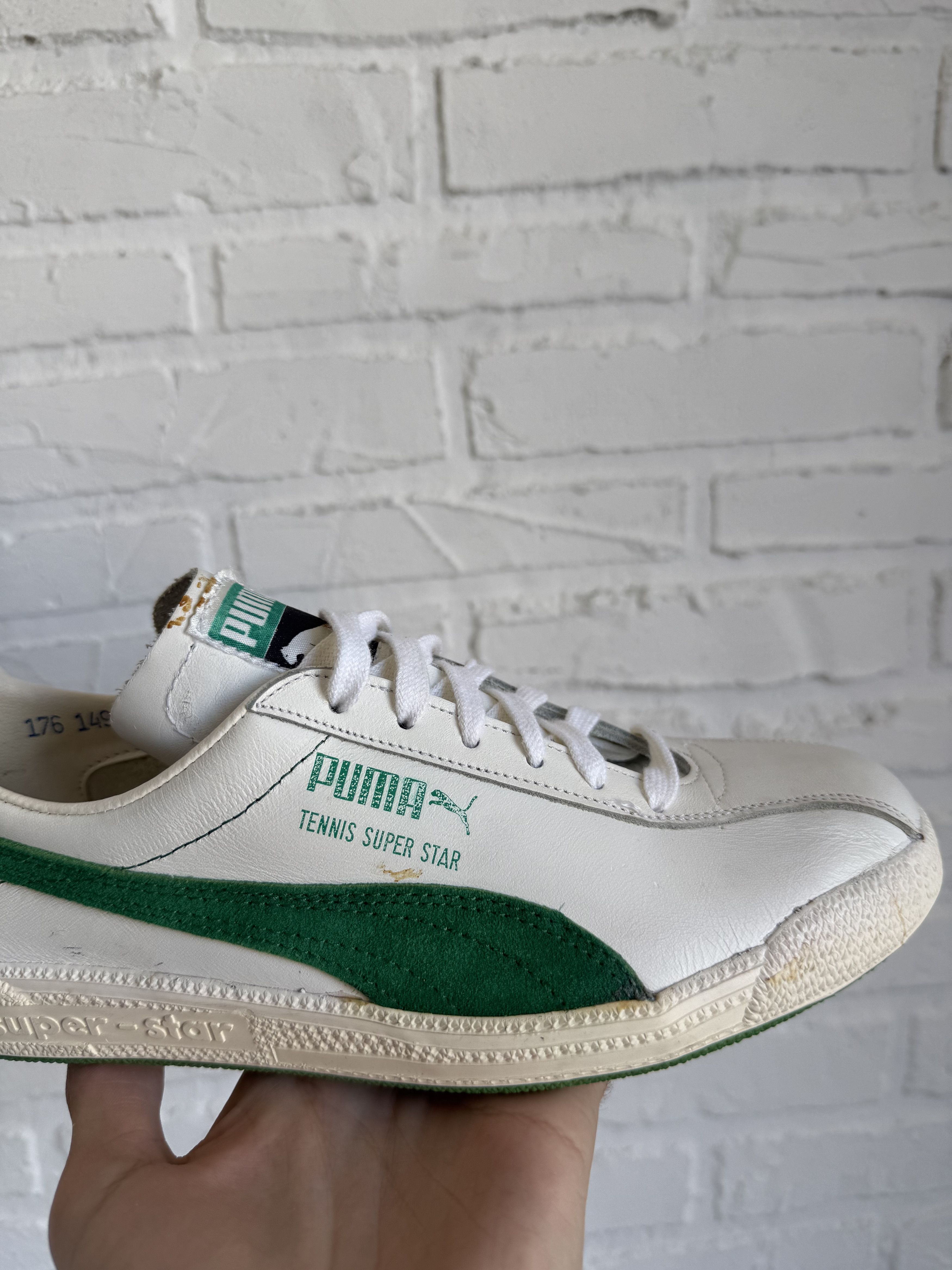 Puma RARE Vintage 80s Puma tennis Super Star sneaker Size US 5 / EU 37 - 4 Thumbnail