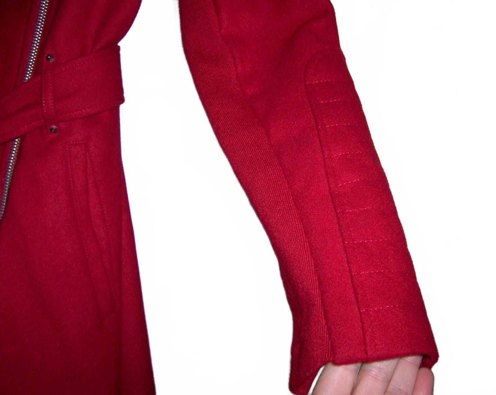 BCBGeneration BCBGeneration Red Moto Asymmetrical Trenchcoat Small Size S / US 4 / IT 40 - 8 Thumbnail