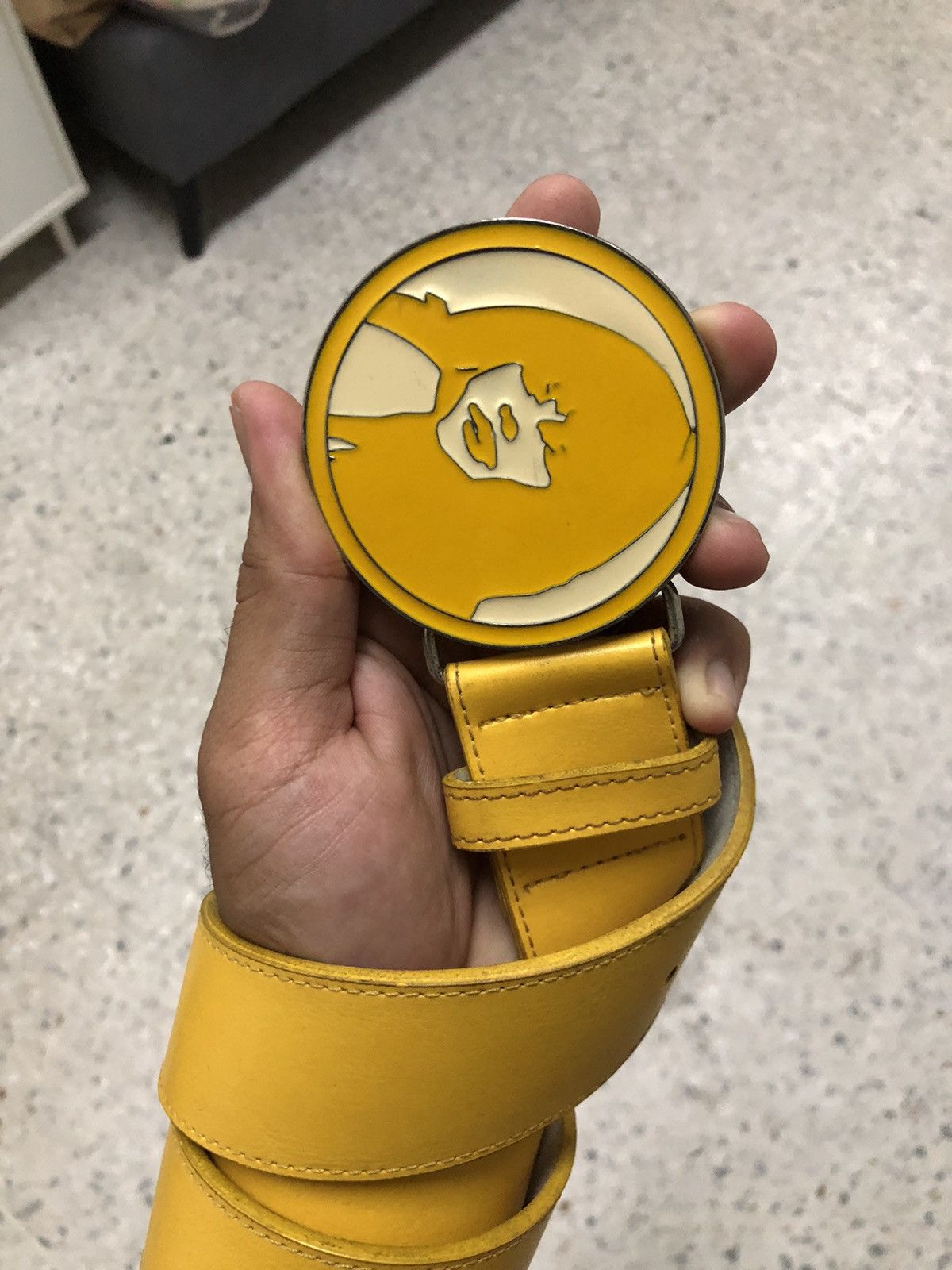 Hysteric Glamour Vintage 90s Hysteric Glamour Econic Buckle Belt Yellow Size ONE SIZE - 2 Thumbnail