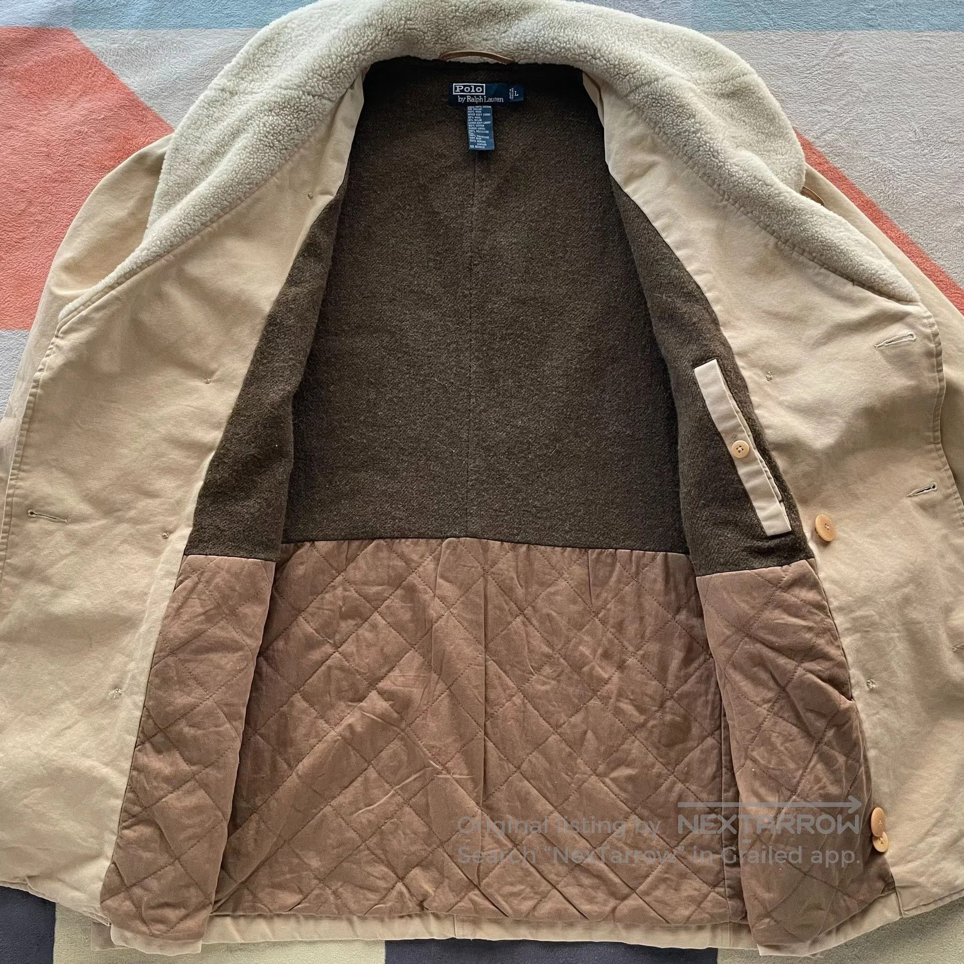 Polo Ralph Lauren Polo Ralph Lauren Shearling Hunting Jacket. Size US L / EU 52-54 / 3 - 2 Thumbnail