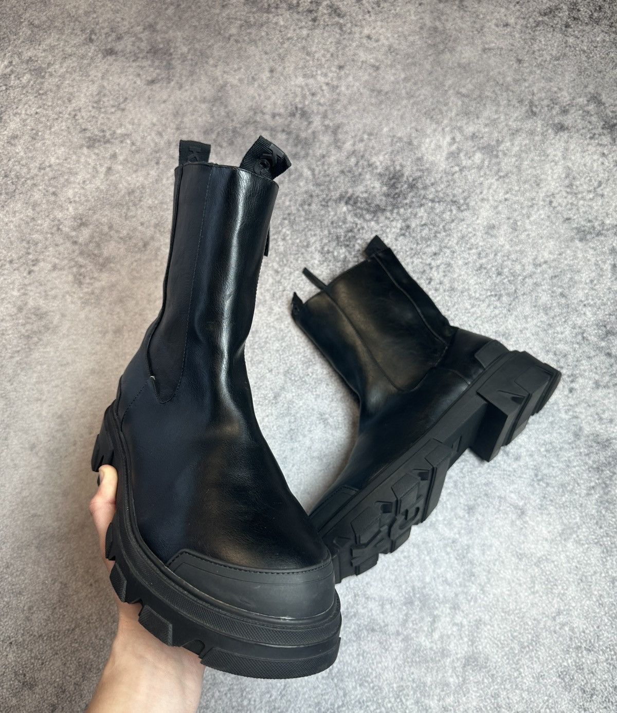 Kurt Geiger Y2K Vintage Casual Faux Leather High Boots Streetwear 44 VTg Size US 11 / EU 44 - 2 Thumbnail
