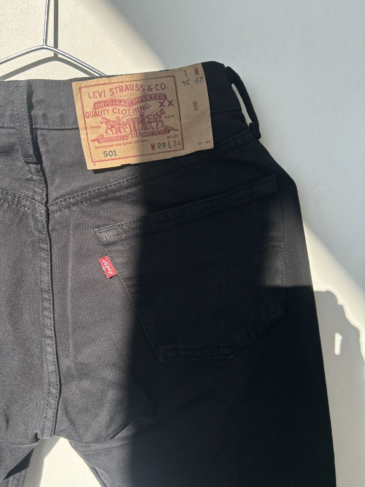 Levi's Vintage Clothing Levis 501 jeans VTG #777 Size US 29 - 3 Thumbnail