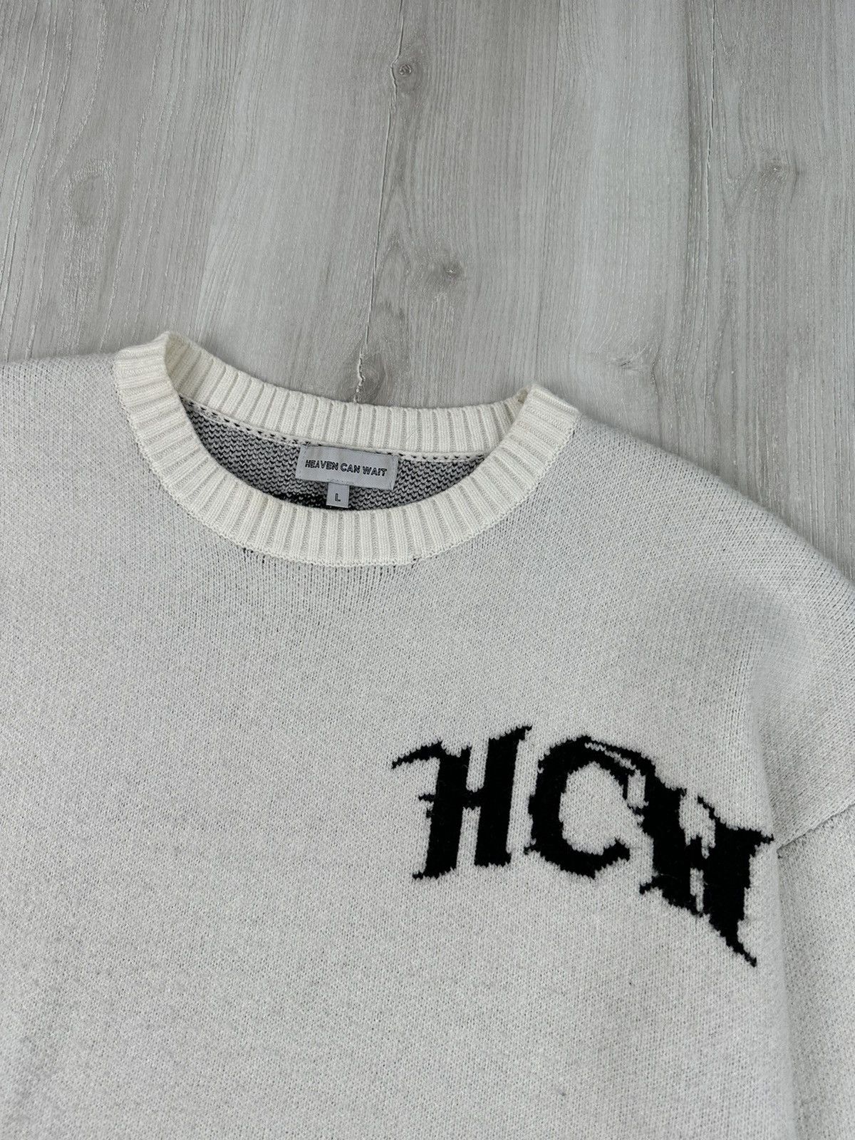 Designer Heaven Can Wait Skeleton Knit Sweater Size US L / EU 52-54 / 3 - 4 Thumbnail