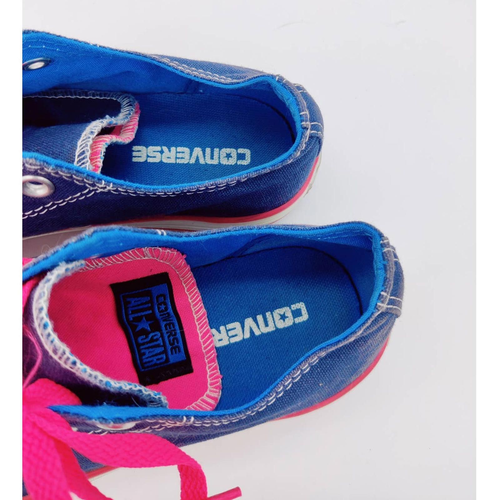 Converse Converse Chuck Taylor All Star Blue Hot Pink Sneakers 6 Size US 8 / IT 38 - 5 Thumbnail