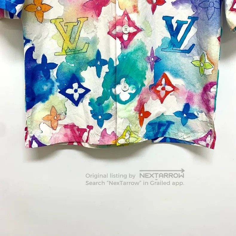 Louis Vuitton Louis Vuitton Ink Painting Series Full Print Cardigan Shor Size US XS / EU 42 / 0 - 6 Thumbnail