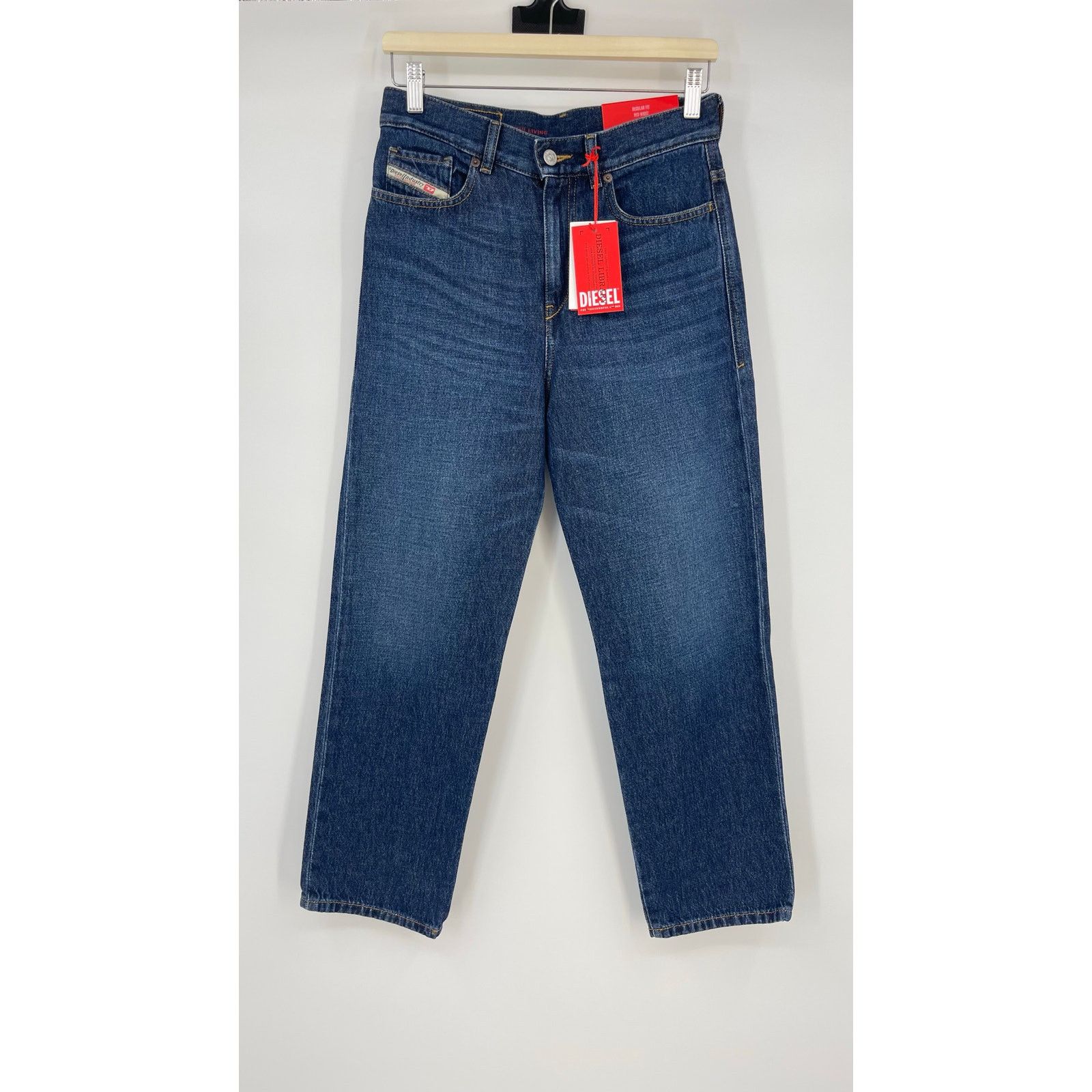 Diesel Diesel | NWT Indigo Y2K Boyfriend Jeans 2016 D-Air 24 Size 24" / US 00 / IT 34 - 4 Thumbnail
