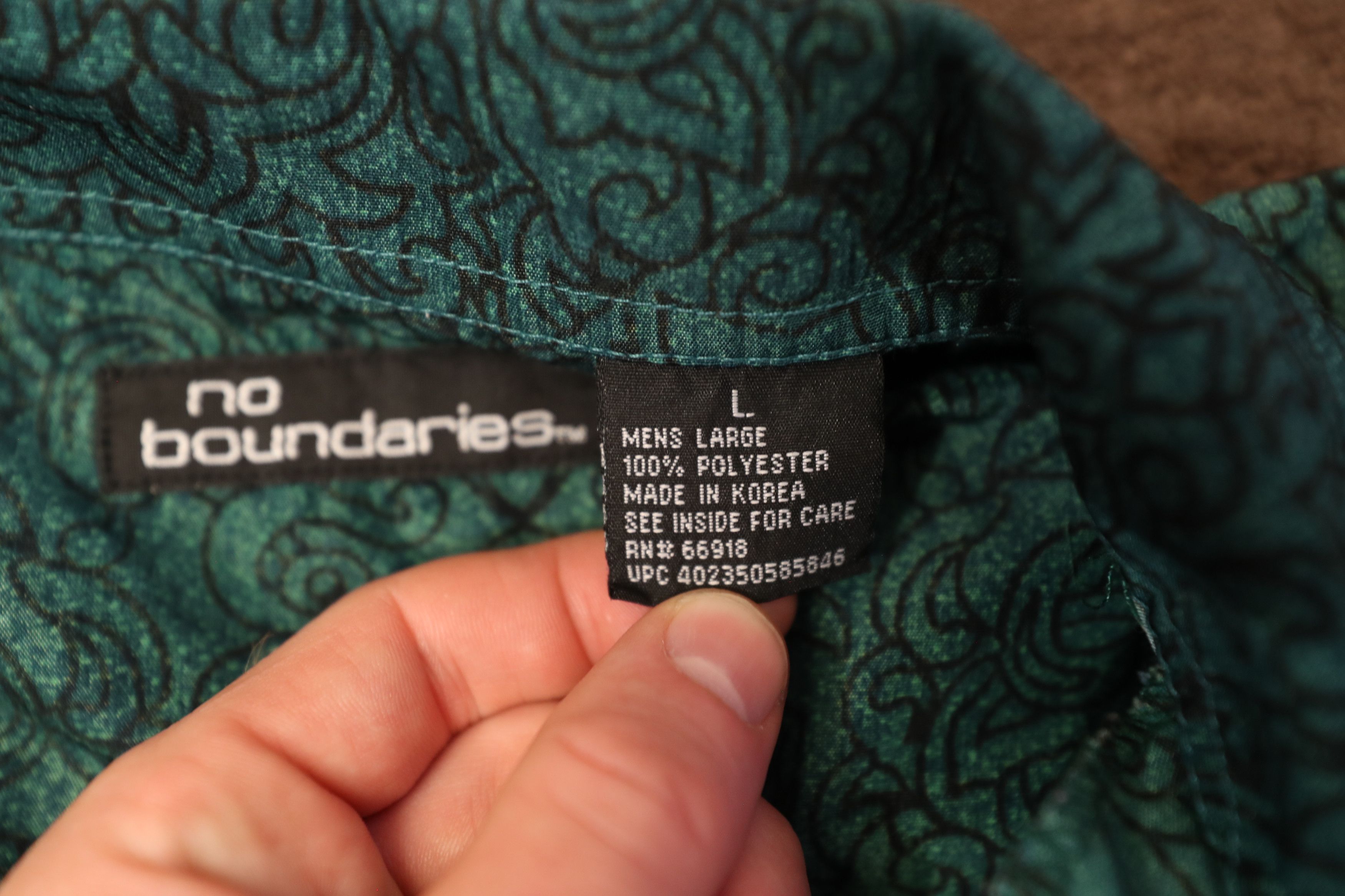 Vintage Vintage No Boundaries Y2K Dragon Short Sleeve Button Up (L) Size US L / EU 52-54 / 3 - 9 Thumbnail