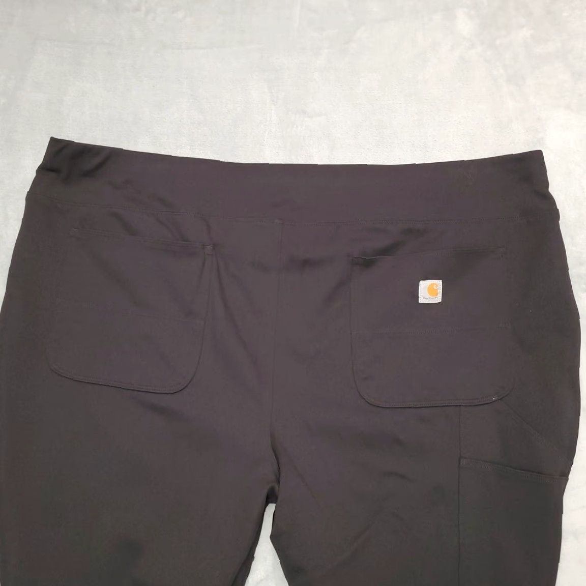 Carhartt VINTAGE Carhartt Force Midweight Pocket Leggings Womens 24W Black Cargo Double Knee Size 42" / US 20 - 6 Thumbnail