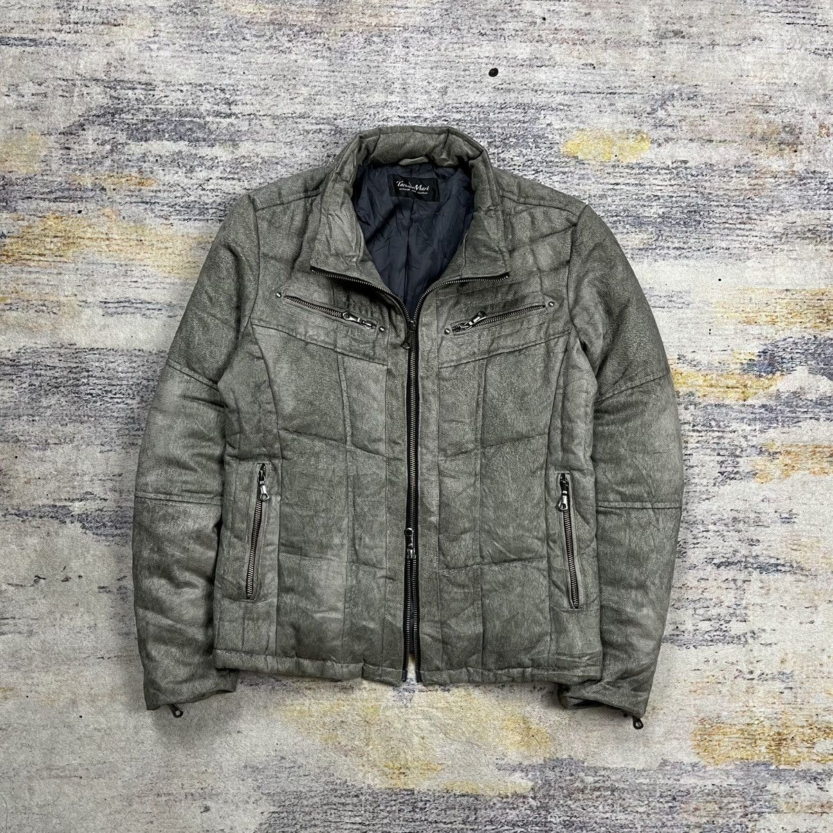 Tornado Mart Tornado Mart micro suede riders puffer jacket vkei style Size US M / EU 48-50 / 2 - 1 Thumbnail
