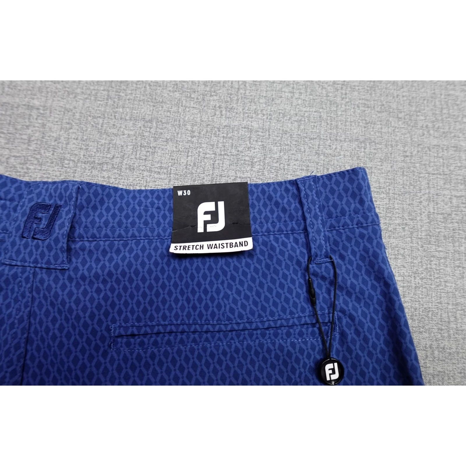 Footjoy FootJoy Tonal Print Golf Shorts Mens 30 Blue Twilight 10 Inseam Stretch NWT Size US 30 / EU 46 - 2 Thumbnail