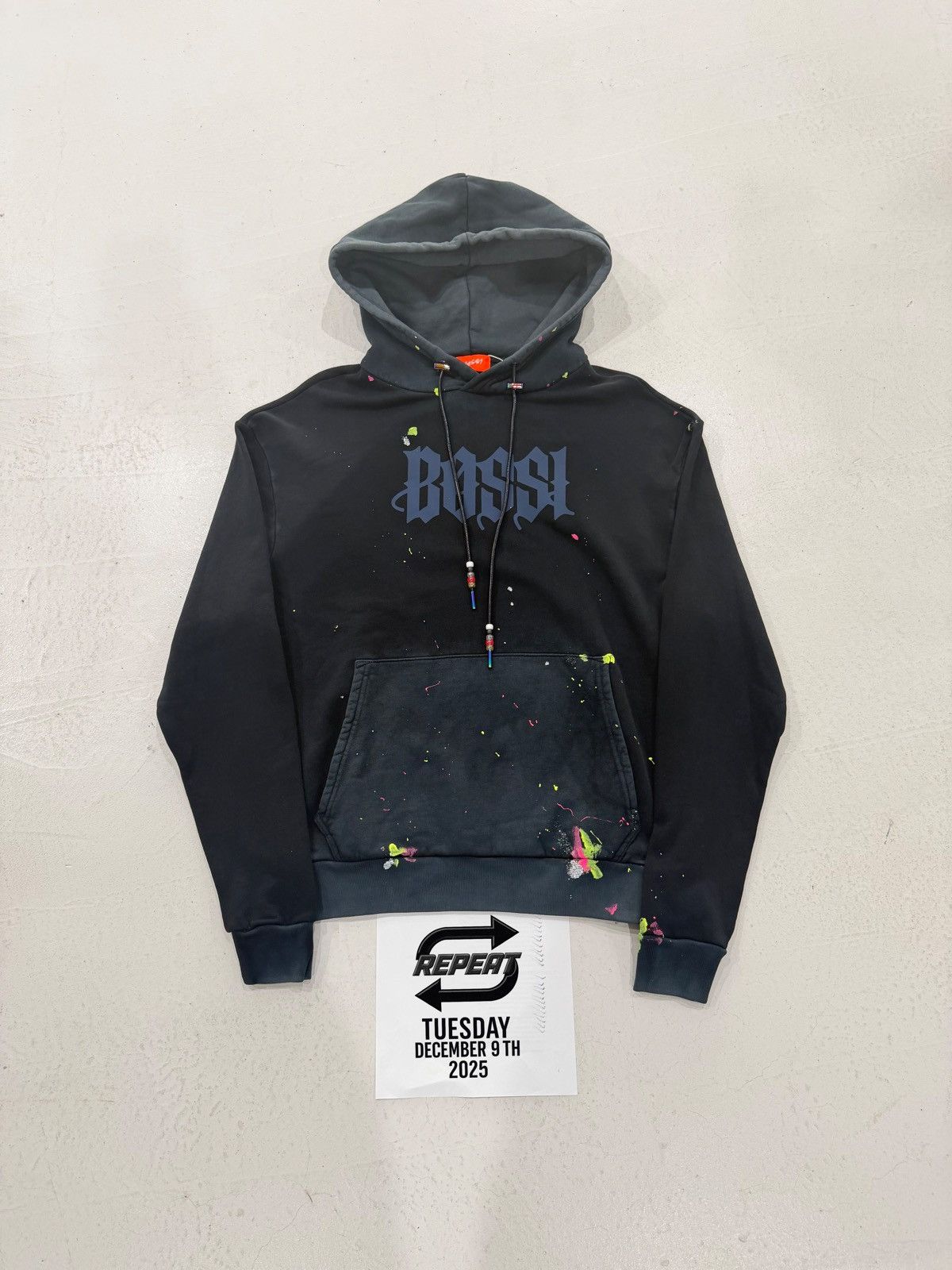 Bossi Sportswear BOSSI ‘LOGO PAINT’ HOODIE Size US S / EU 44-46 / 1 - 1 Thumbnail