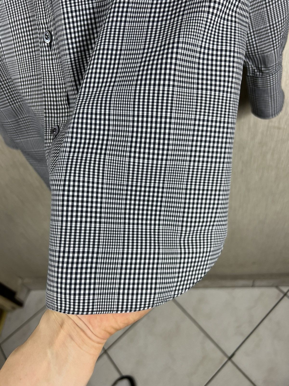 Tom Ford Tom Ford Prince of Wales checked classic button up shirt Size US L / EU 52-54 / 3 - 11 Thumbnail