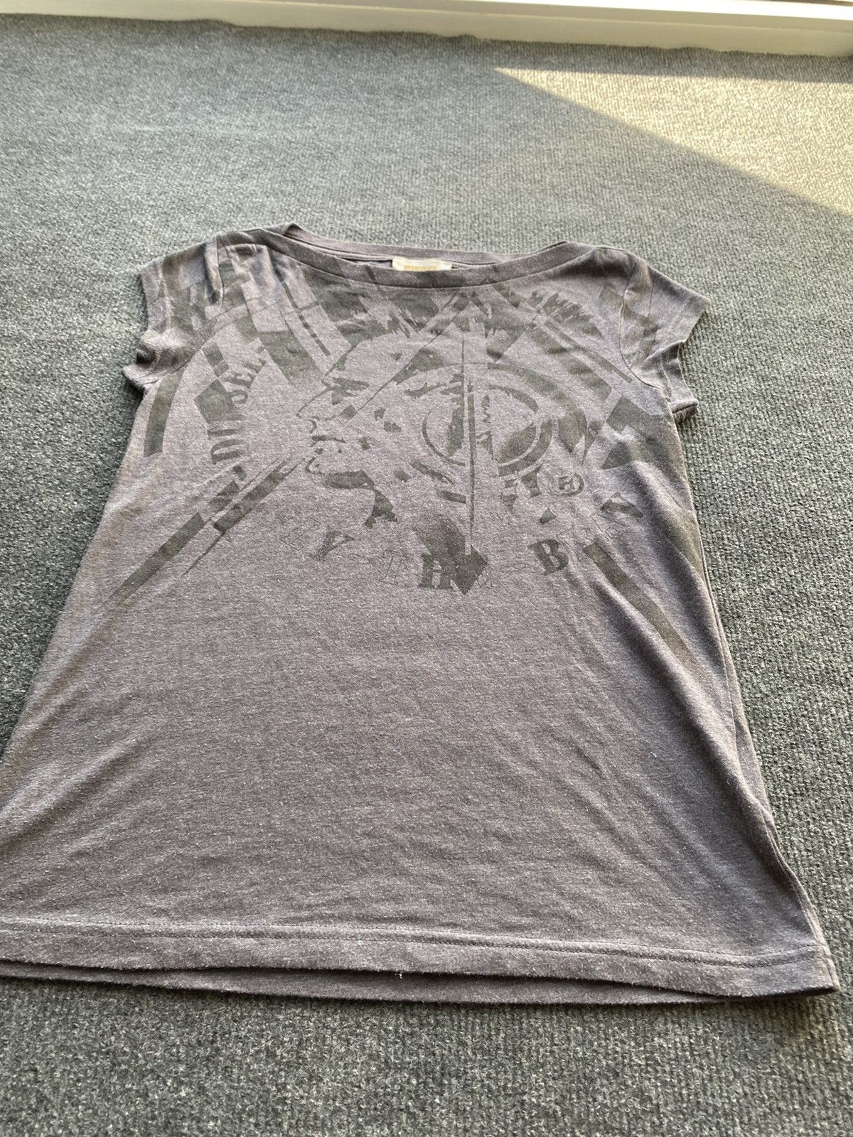 Diesel 🔥Opium Punk Gothic Diesel Gray faded women alt emo top s Size S / US 4 / IT 40 - 2 Thumbnail