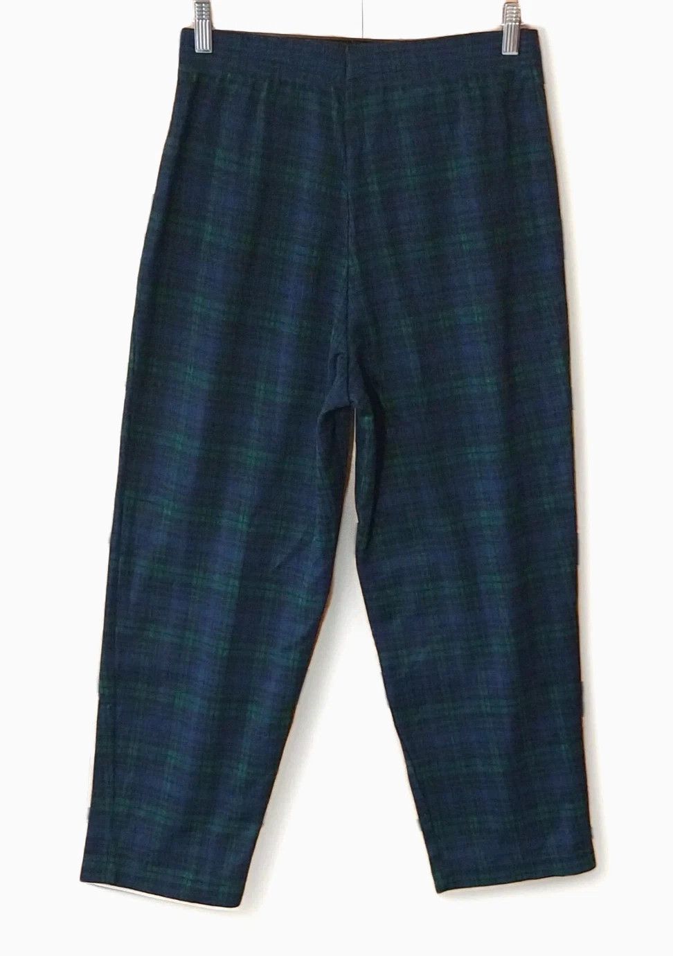 Other Vtg Cape Cod Pajama Pants Womens Junior 16 Blue Green Plaid Size 38" / US 16 / IT 52 - 1 Thumbnail