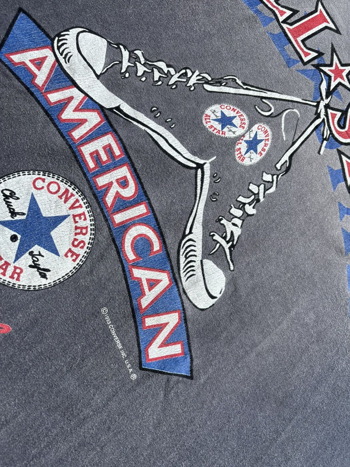 Vintage Vintage 90's Usa super fadded Longsleeve Size US L / EU 52-54 / 3 - 7 Thumbnail