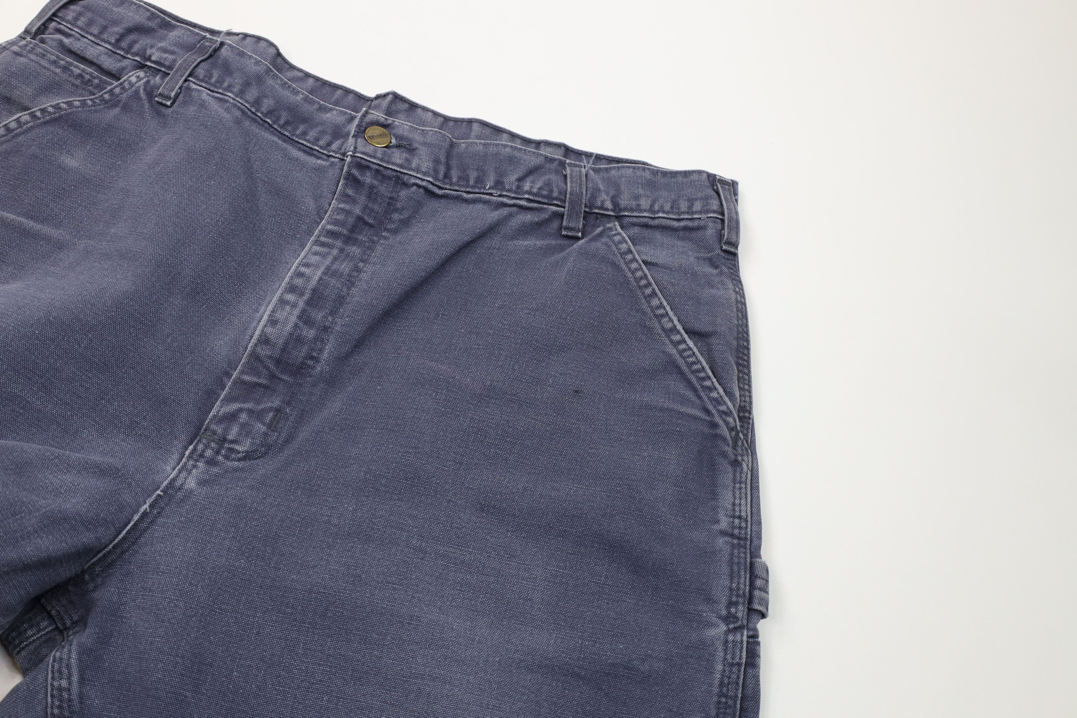 Carhartt Vintage Carhartt Wide Leg Dungaree Pants Petrol Blue USA Size US 40 / EU 56 - 7 Thumbnail