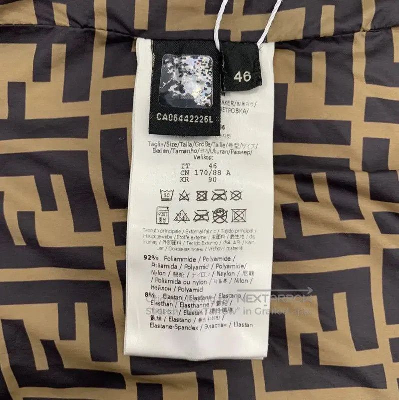 Fendi FENDI White Men's Puffer Jacket . Size US S / EU 44-46 / 1 - 6 Thumbnail
