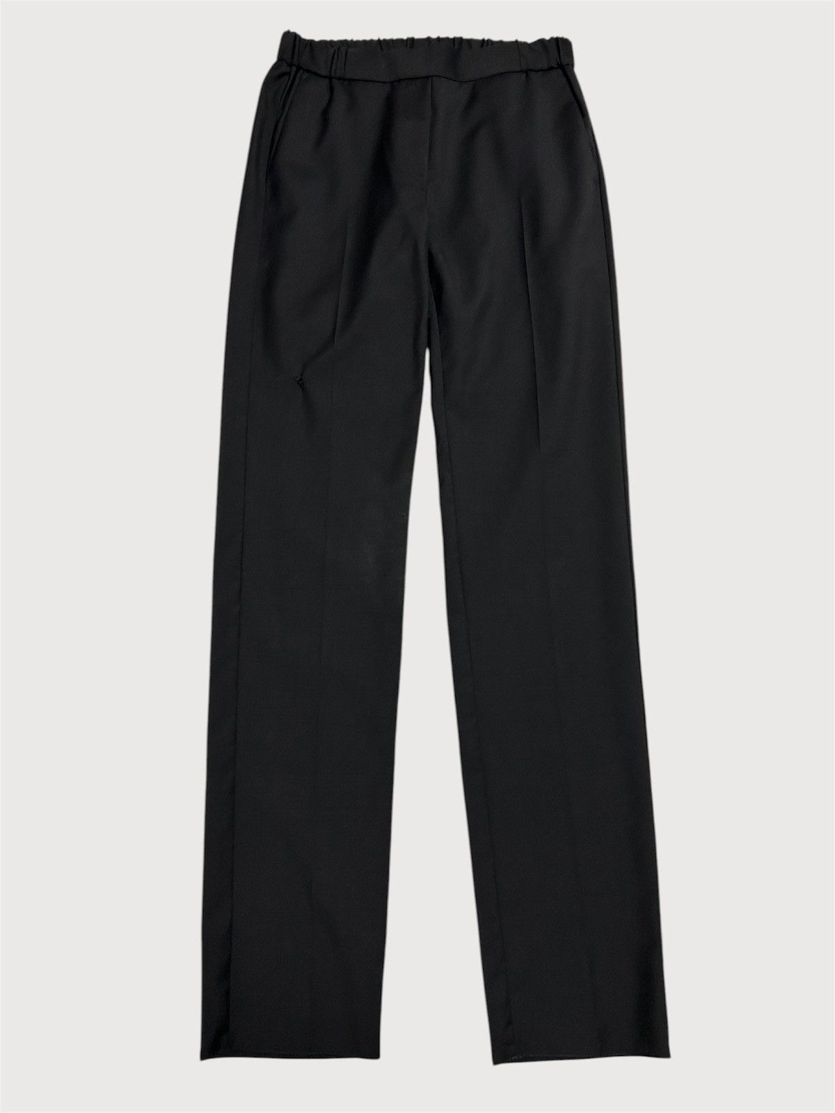 Maison Margiela SS2017 Elastic Waist Pleated Wool Trousers Size US 30 / EU 46 - 1 Thumbnail
