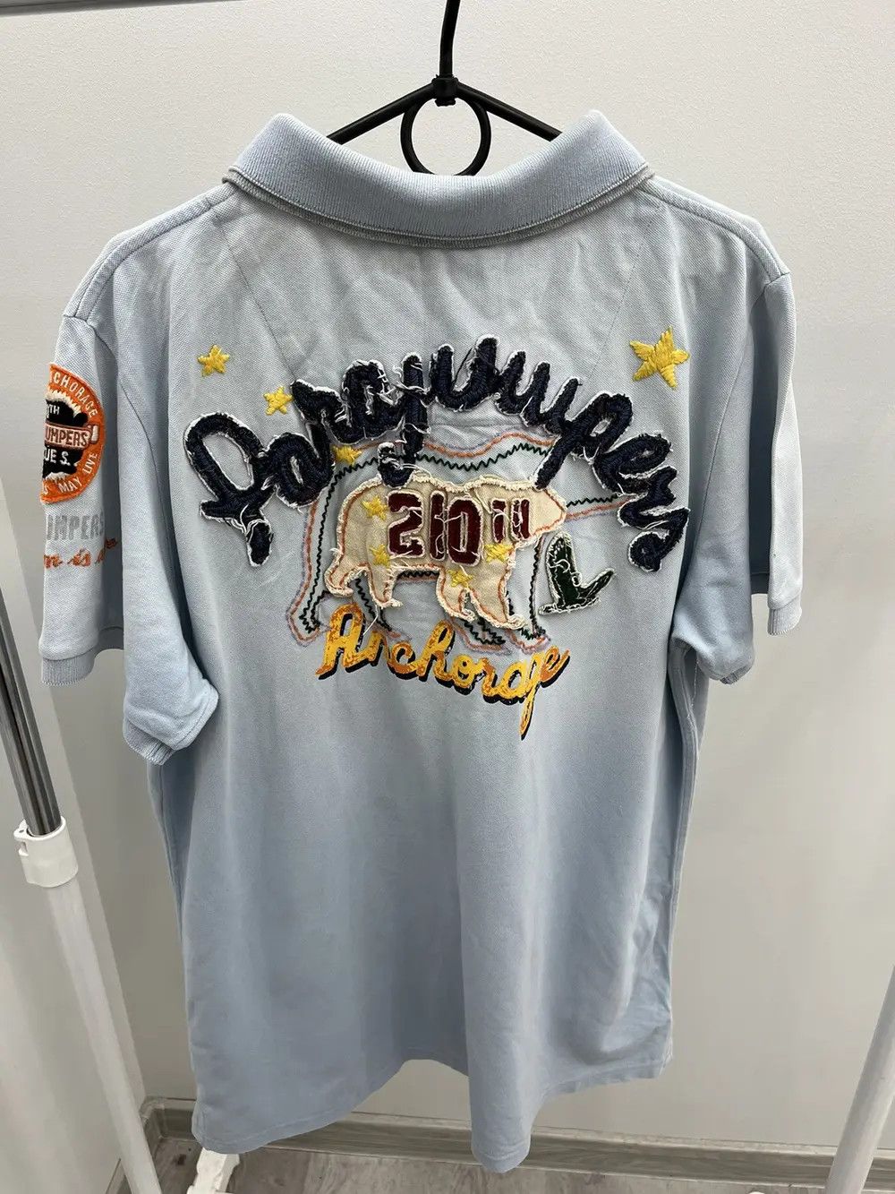 Parajumpers Parajumpers Logo Embroidered Heavy Polo Shirt Size US XXL / EU 58 / 5 - 1 Thumbnail