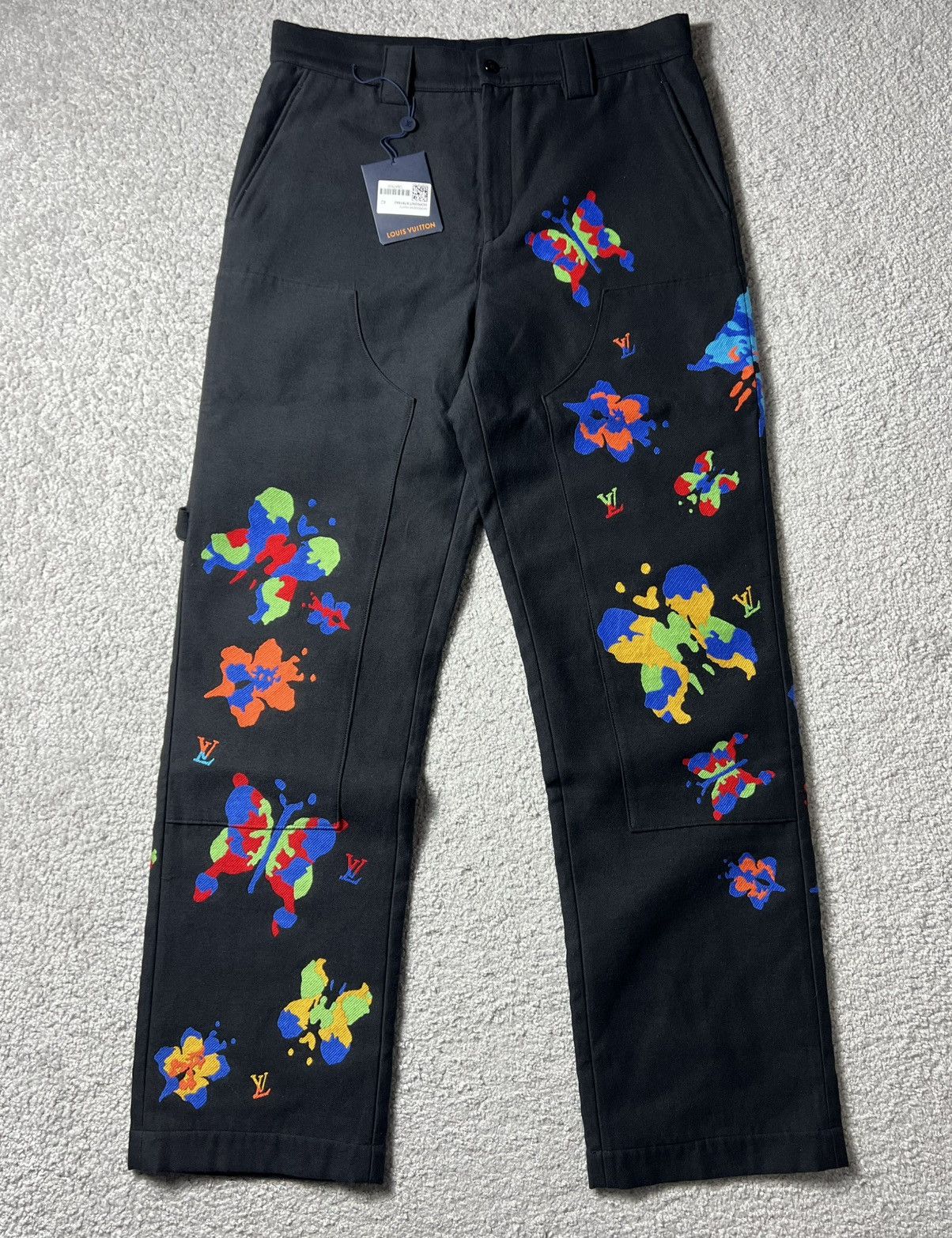 Louis Vuitton SS23 Louis Vuitton Butterfly Print Double Knee Pants Size US 32 / EU 48 - 3 Thumbnail