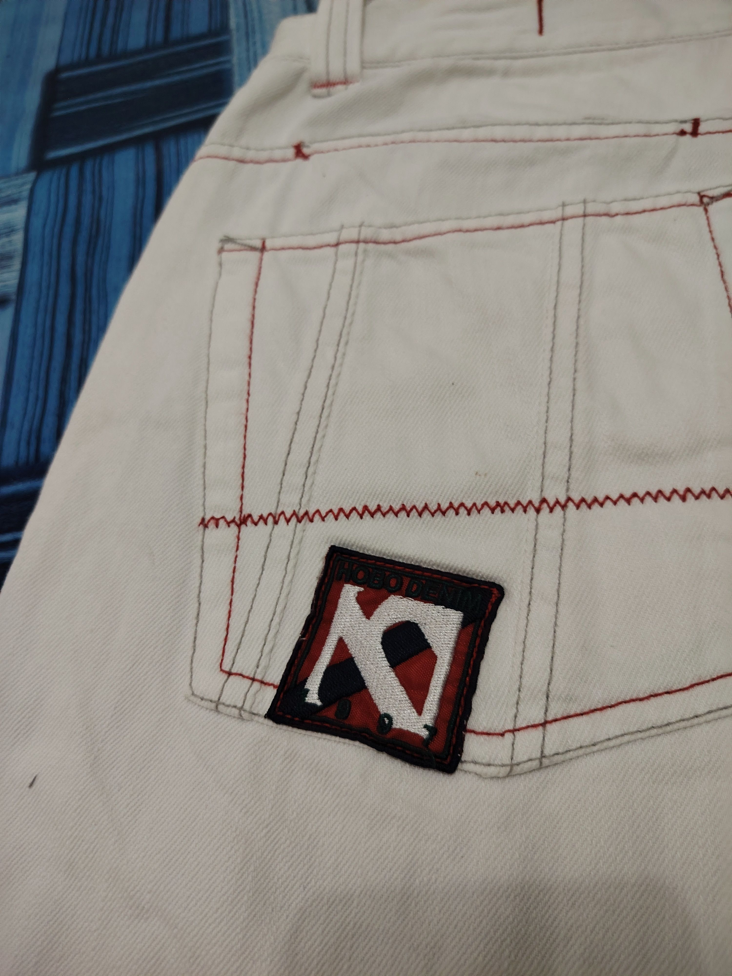 Hobo × JNCO × Southpole 💥Insane 90s HOBO DENIM Baggy Cargo SHORT Skate HIPHOP STYLe Size US 32 / EU 48 - 14 Thumbnail