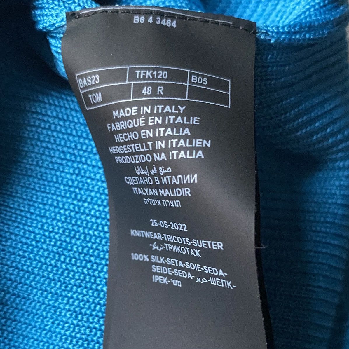 Tom Ford Tom Ford Silk Ribbed Turtleneck Sweater Size US M / EU 48-50 / 2 - 7 Thumbnail
