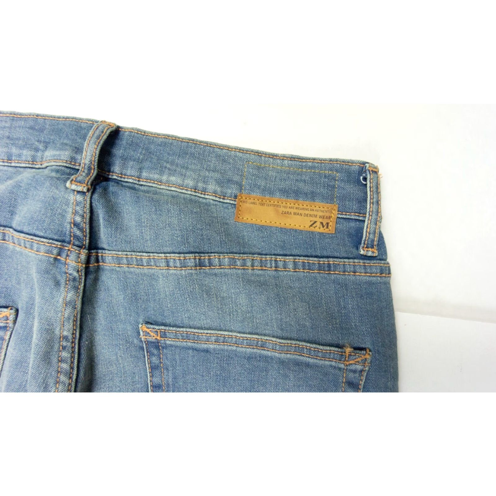 Zara Zara Jeans Adult 32x33 Blue Denim Slim Stretch 5-Pocket Mens Size US 38 / EU 54 - 7 Thumbnail