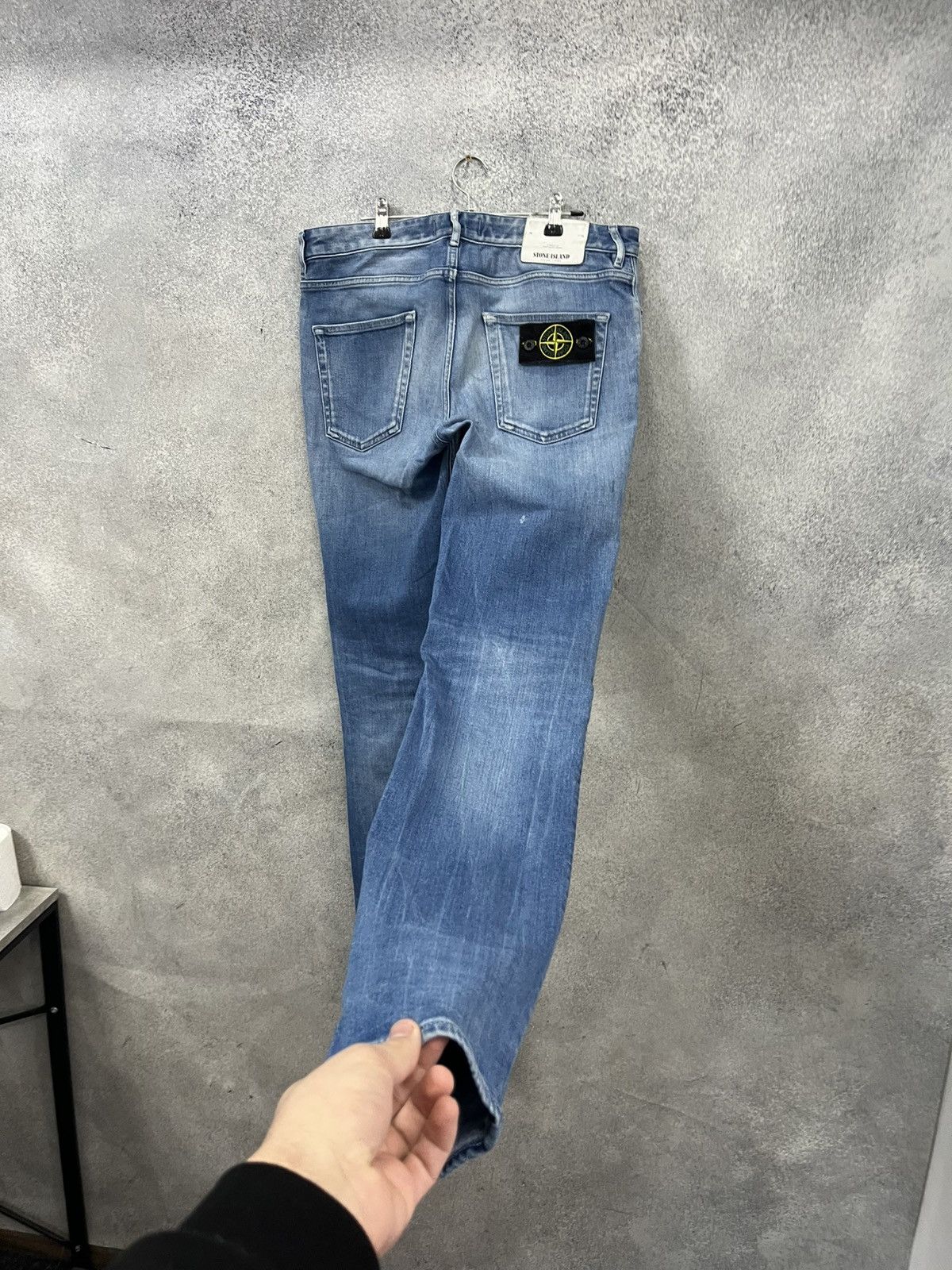 Stone Island Vintage Stone Island Jeans Patch Pocket Straight Fit Casual Size US 31 - 7 Thumbnail