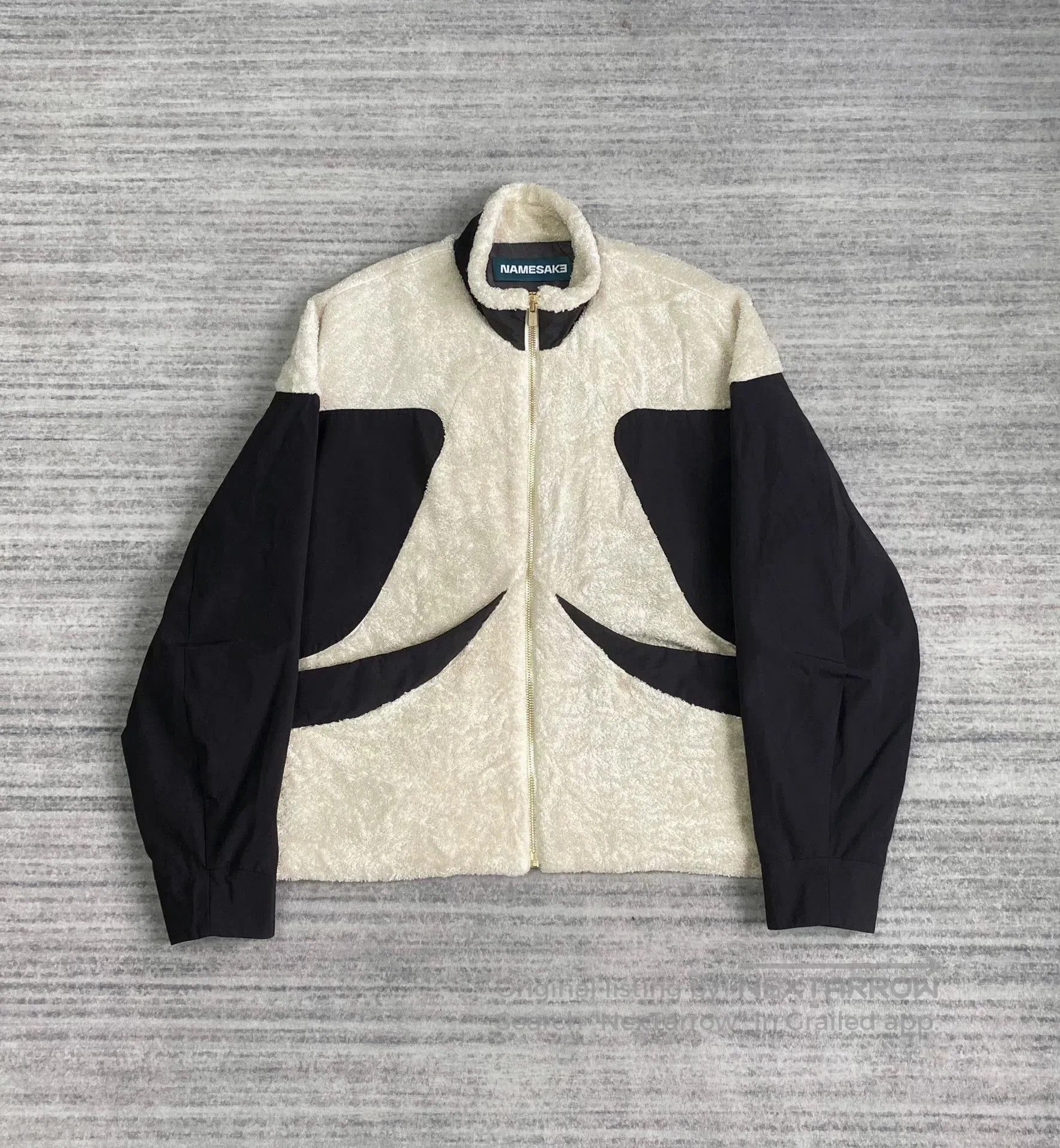 NAMESAKE black and white fleece jacket with color blocking. Size US S / EU 44-46 / 1 - 1 Thumbnail