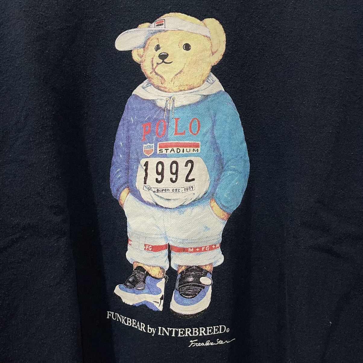 Japanese Brand × Vintage Interbreed polo stadium funkbear Size US S / EU 44-46 / 1 - 3 Thumbnail