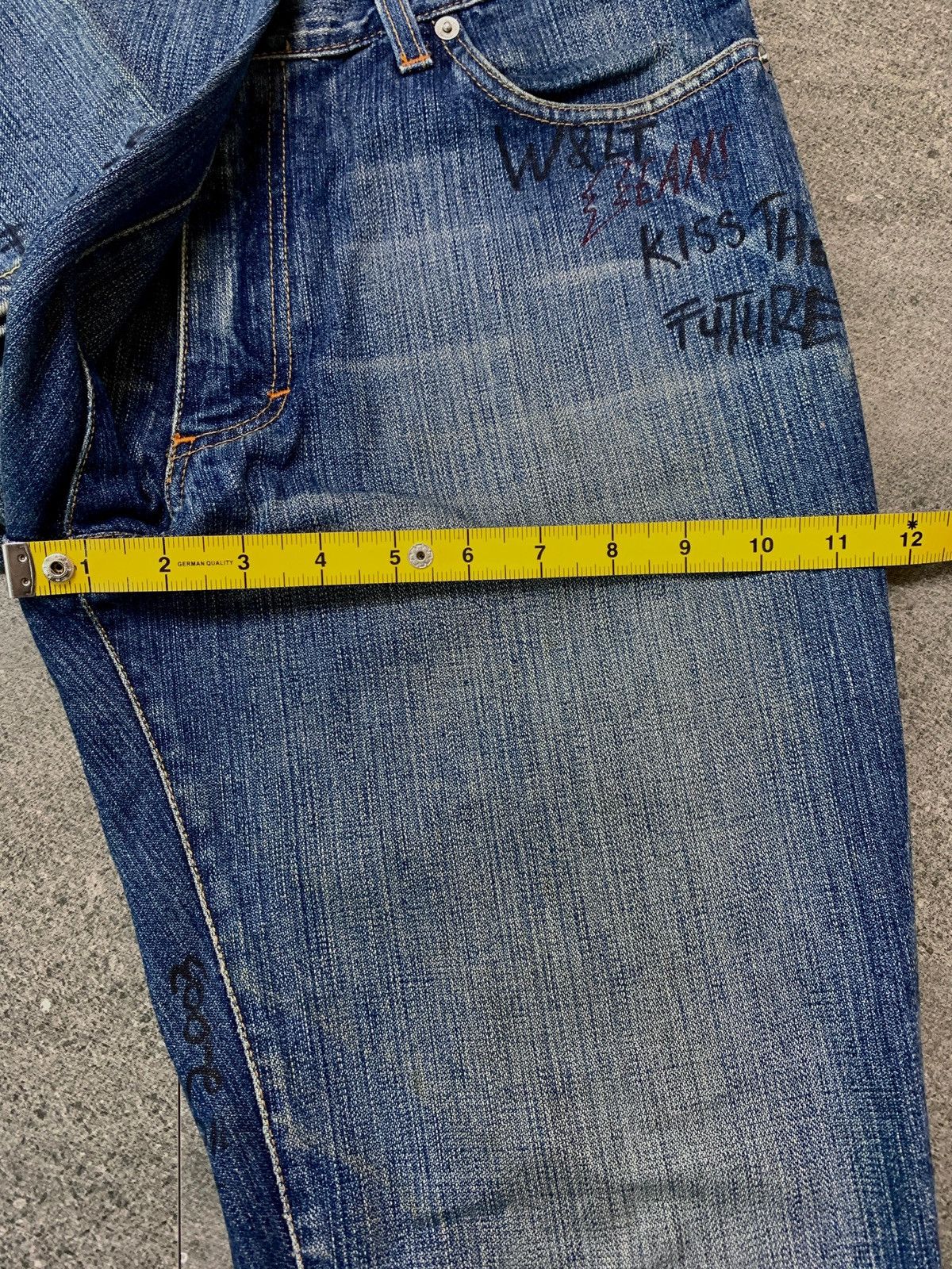Walter Van Beirendonck FREE TAX! 2003 W&LT Reconstructed Bootcut Denim Jeans Size US 32 / EU 48 - 15 Thumbnail