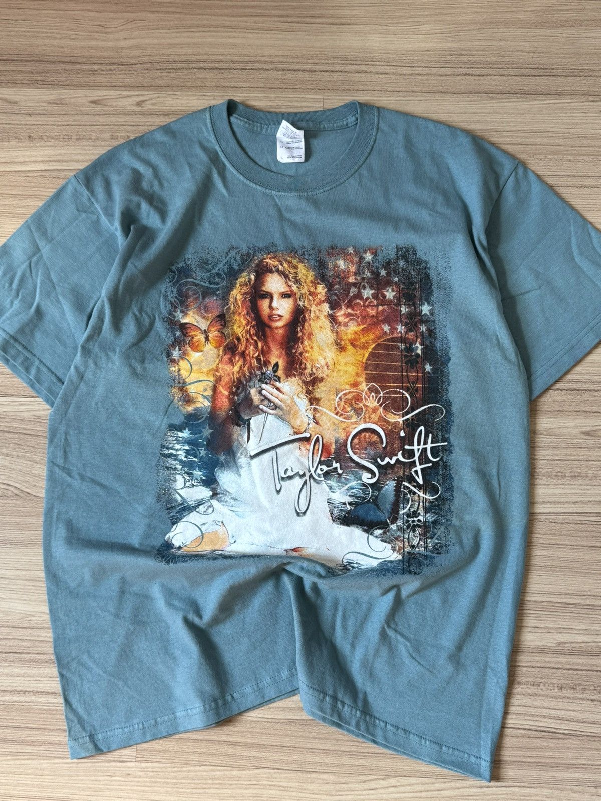 Band Tees × Rap Tees × Vintage Rare - Vintage Taylor swift - L - Debut tour t shirt Size US L / EU 52-54 / 3 - 3 Thumbnail