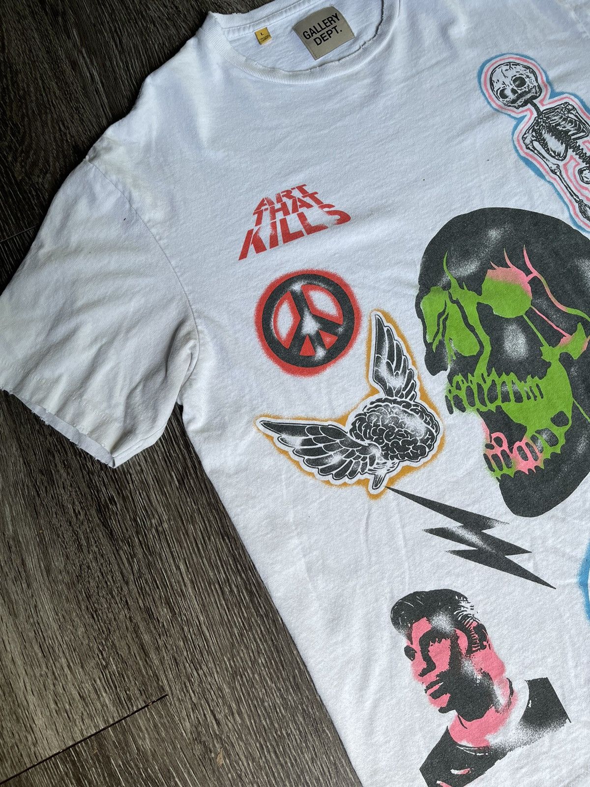 Gallery Dept. Gallery Dept. Art That Kills Illadox Tee Size US L / EU 52-54 / 3 - 2 Thumbnail