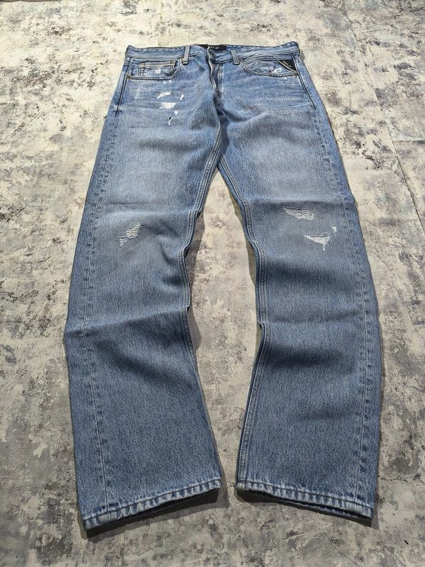 Hysteric Glamour vtg distressed replay repaired jeans steve jobs type western Size US 34 / EU 50 - 1 Thumbnail