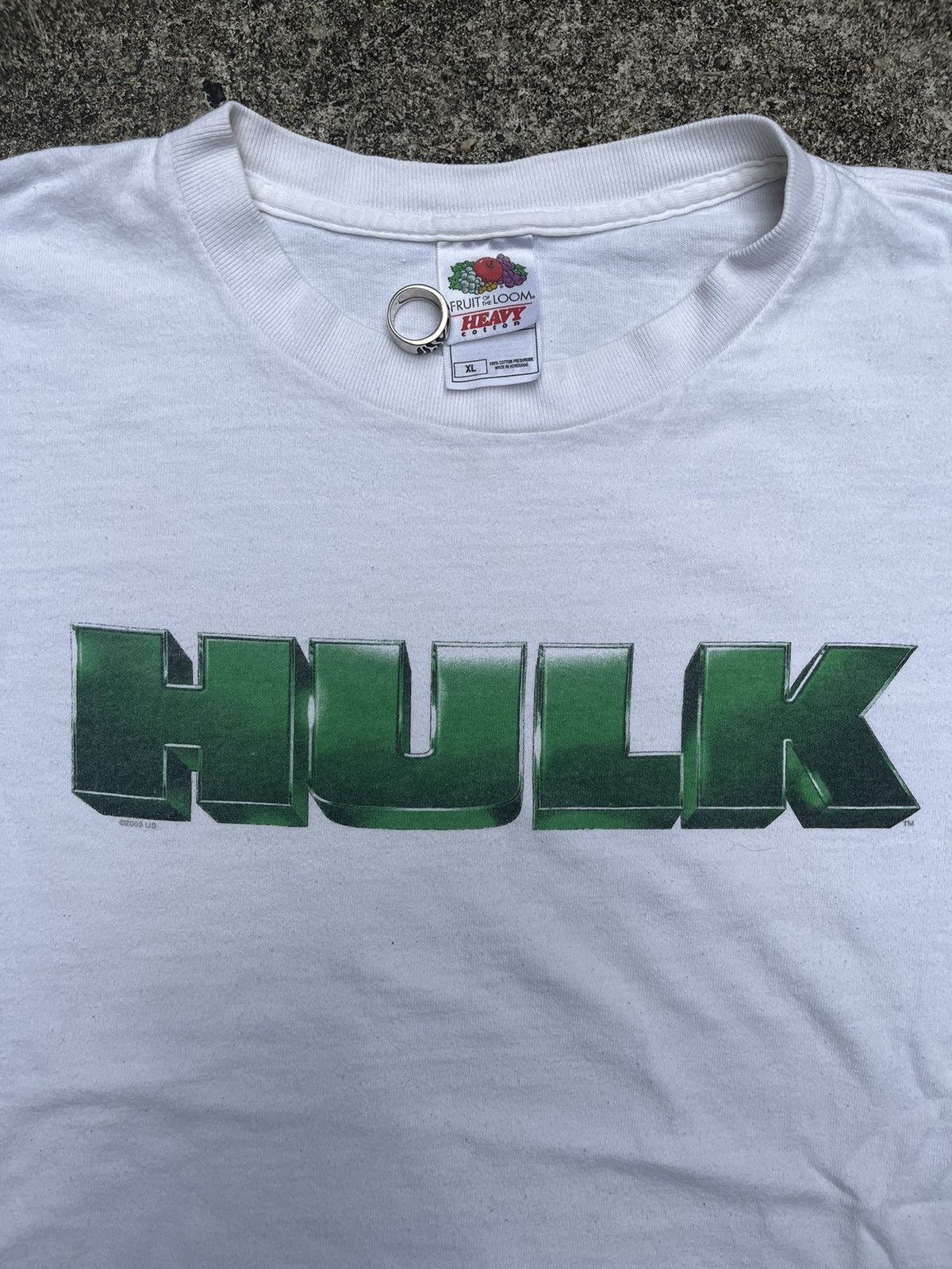 Marvel Comics × Vintage Vintage 2002 Hulk Movie Promo Tee Size US XL / EU 56 / 4 - 2 Thumbnail