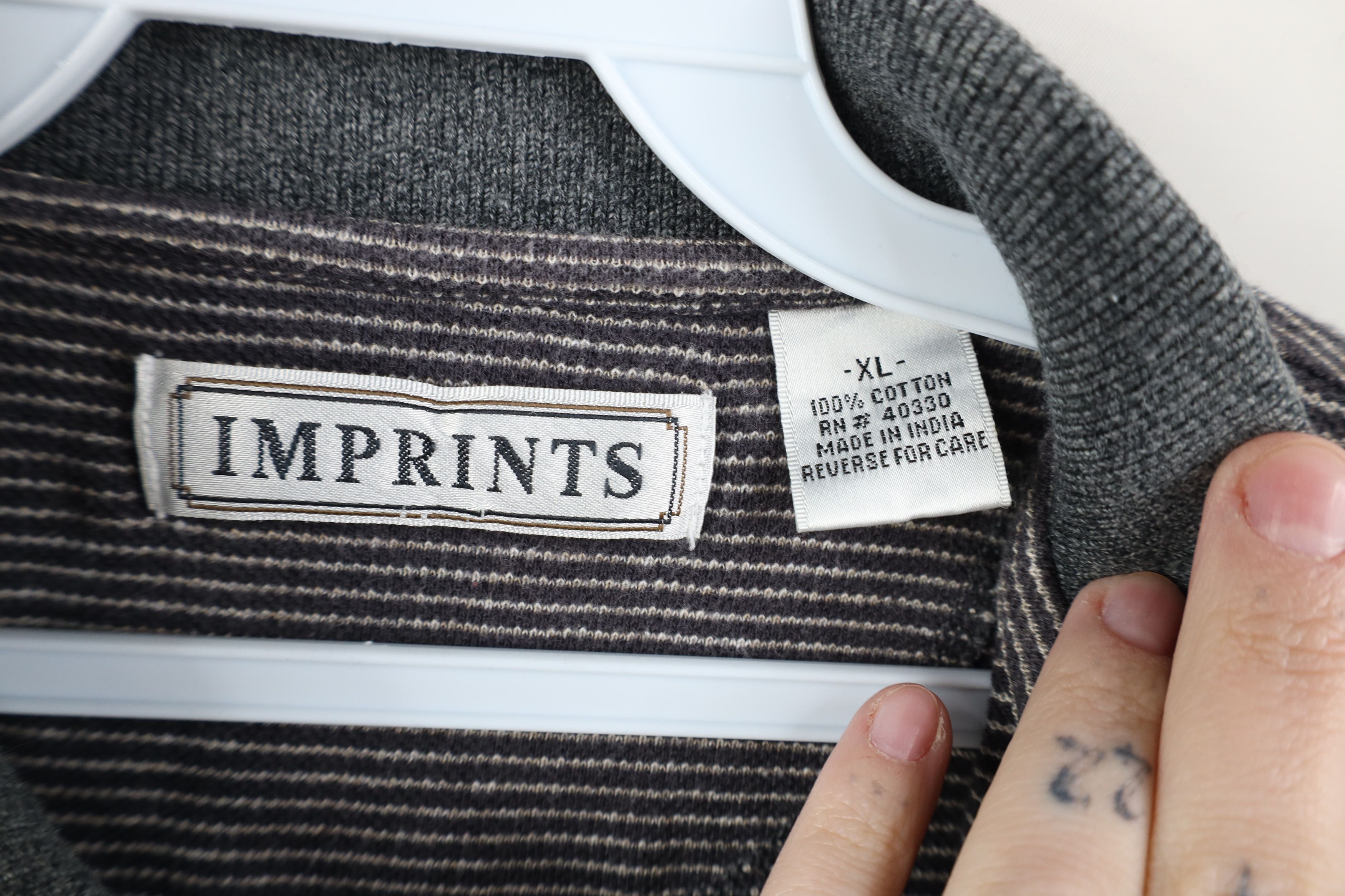 Vintage Vintage 90s Streetwear Block Knit Golf Polo Shirt Cotton Size US XL / EU 56 / 4 - 7 Thumbnail