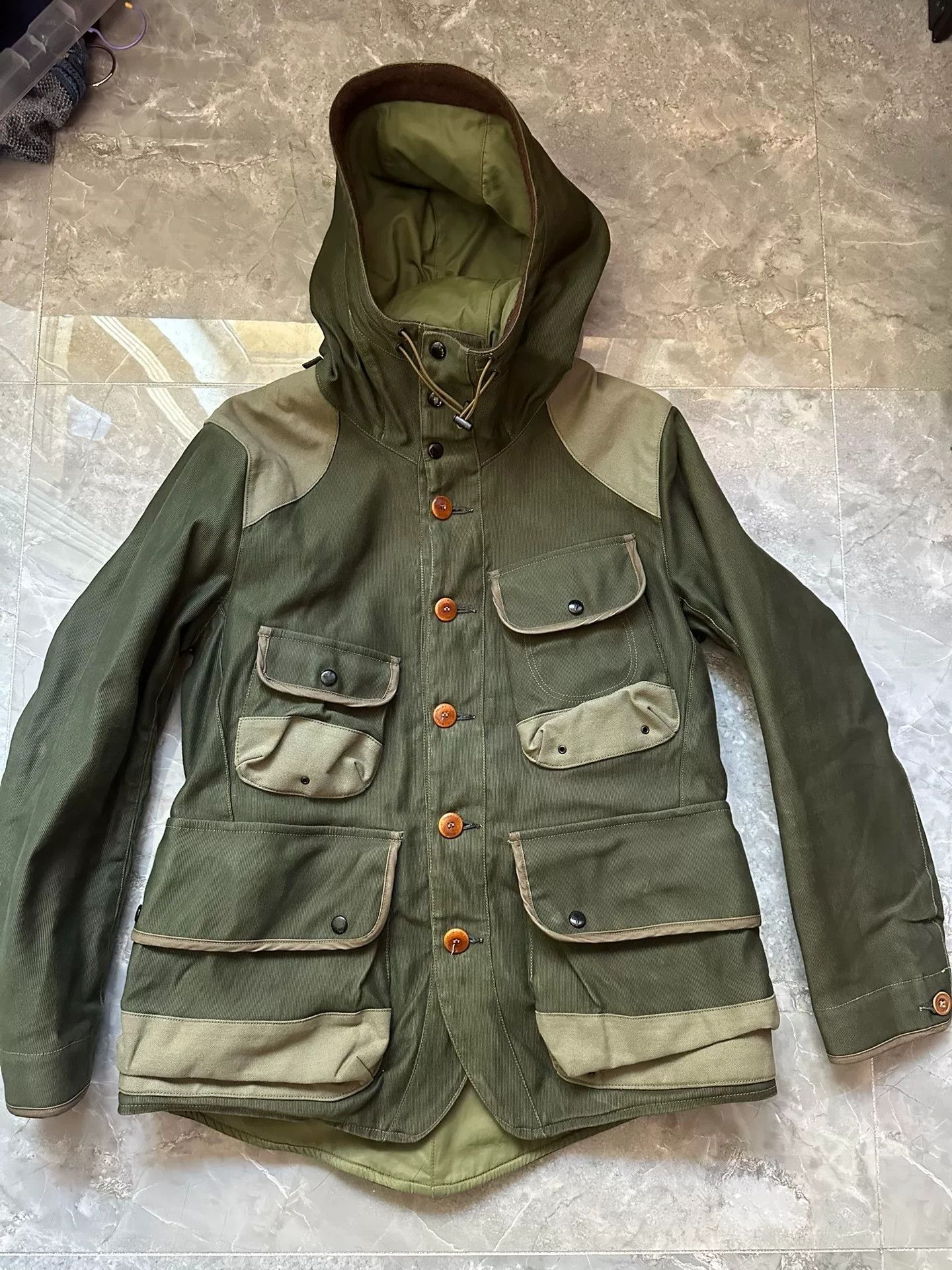 Freewheelers Vintage Waterproof Outdoor Jacket Green Size 40 Size US S / EU 44-46 / 1 - 1 Thumbnail
