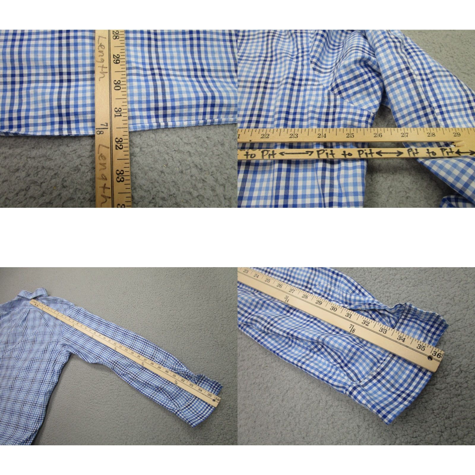 Ralph Lauren Ralph Lauren Shirt Mens 2XL Blue White Plaid Checkered Button-Down Casual XXL Size US XXL / EU 58 / 5 - 8 Thumbnail