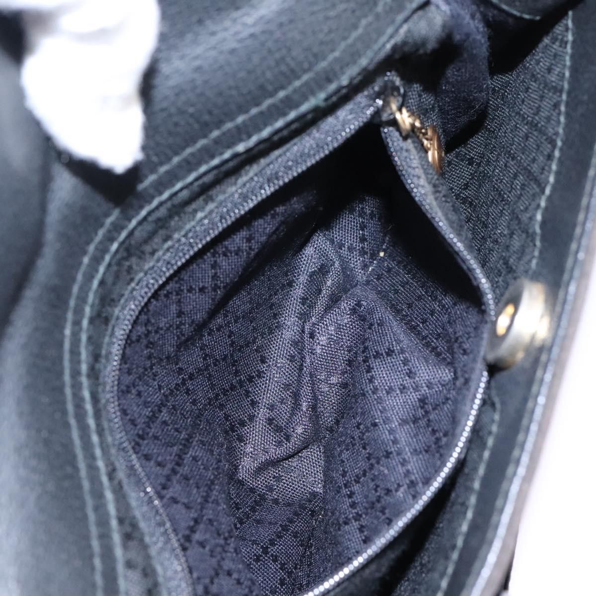 Gucci GUCCI Bamboo Hand Bag Suede Leather Black Gold 000 122 000 Size ONE SIZE - 20 Thumbnail