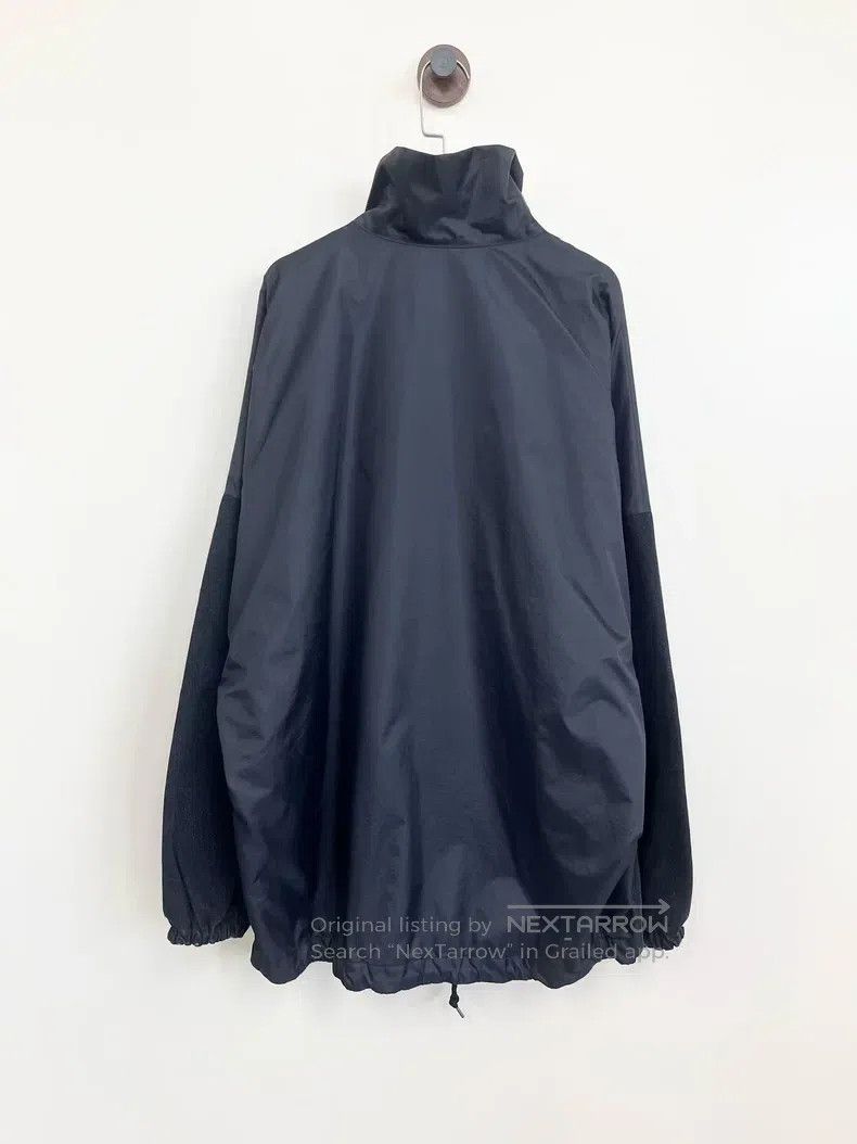 Balenciaga Balenciaga Black letter print logo stand collar zip-up lon Size XS / US 0-2 / IT 36-38 - 2 Thumbnail