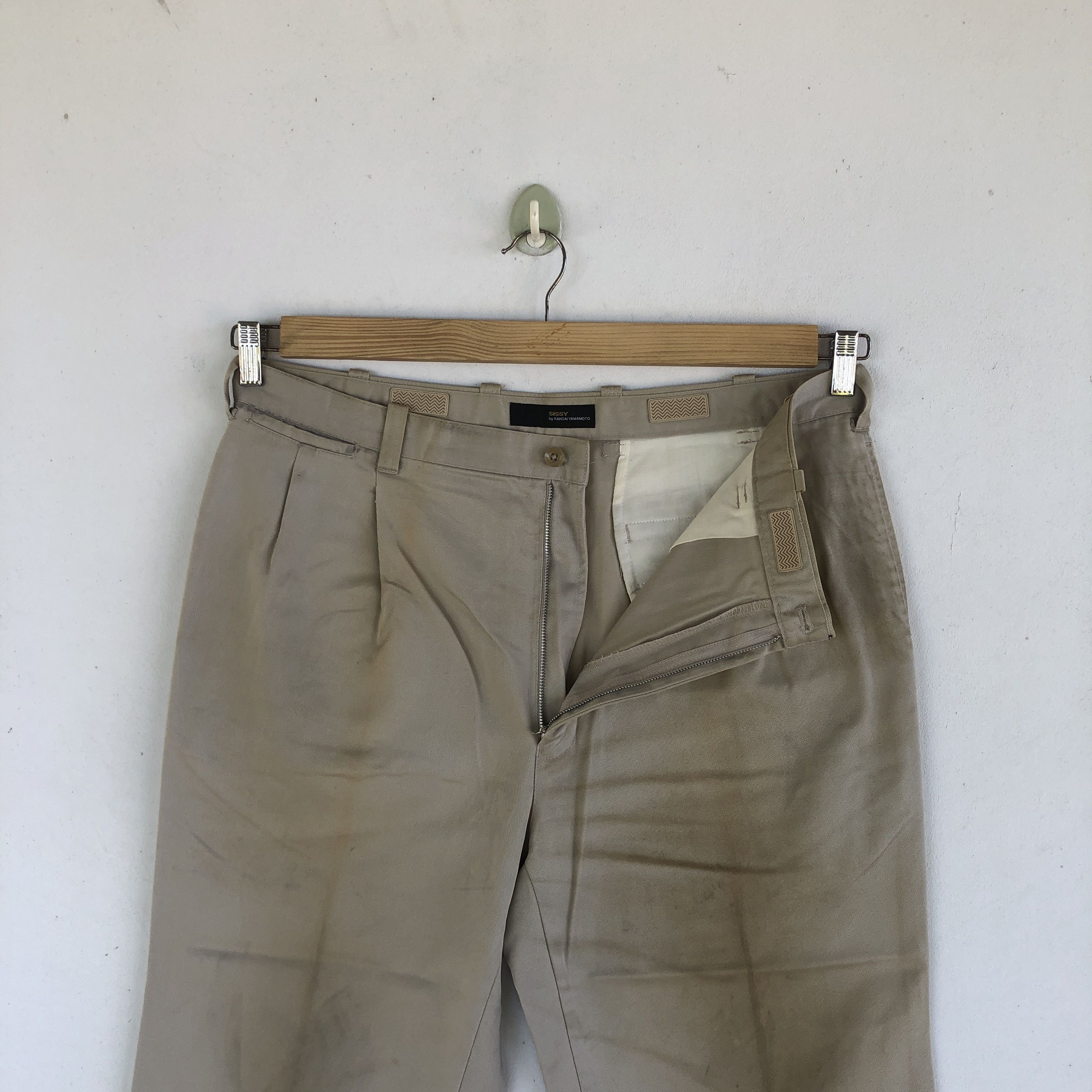 Japanese Brand Kansai Yamamoto Chino Pants Japanese Streetwear Trousers Size US 36 / EU 52 - 5 Thumbnail
