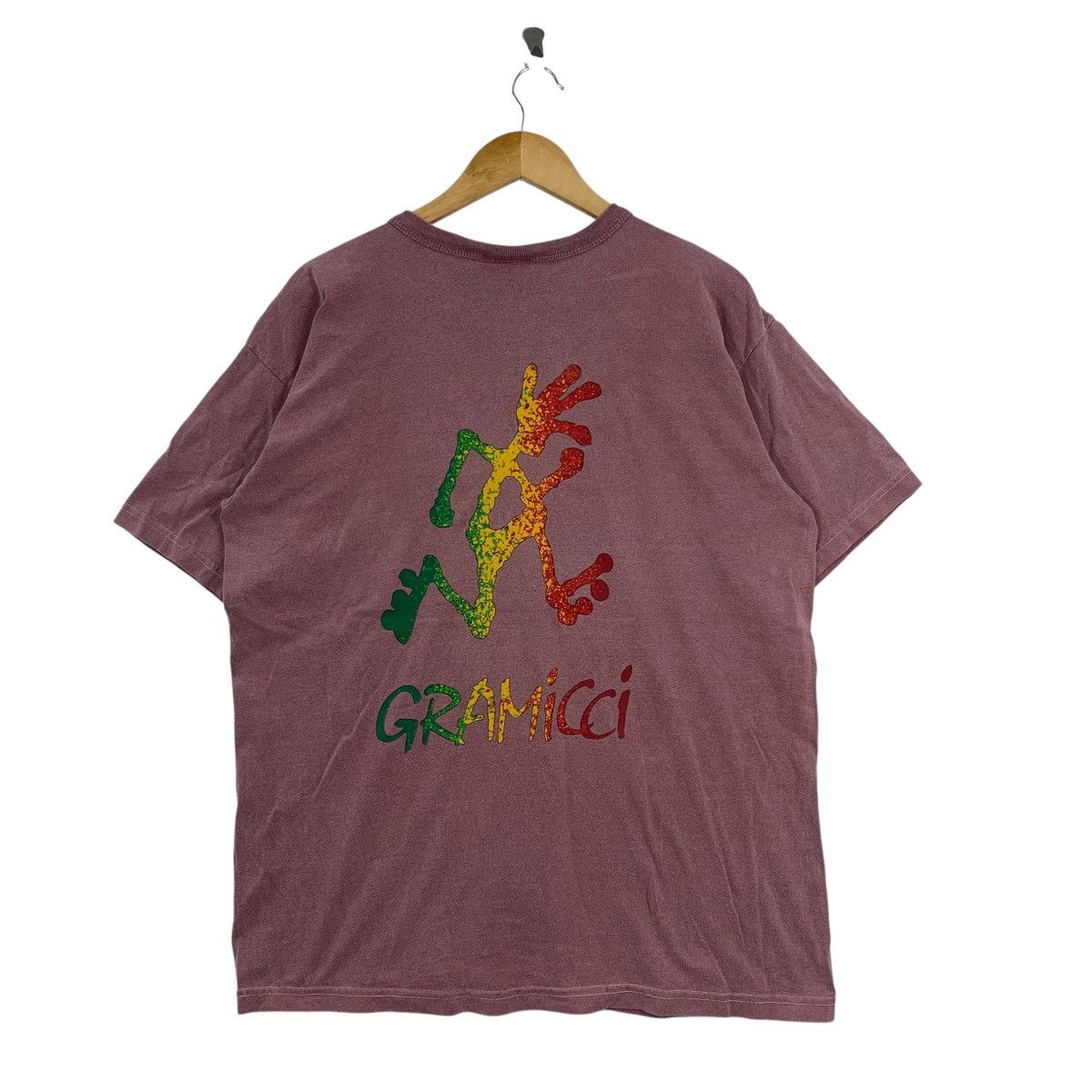 Gramicci Vintage 90s GRAMICCI OUTDOOR USA Back Hit ShortSleeve Tshirt Size US M / EU 48-50 / 2 - 1 Thumbnail